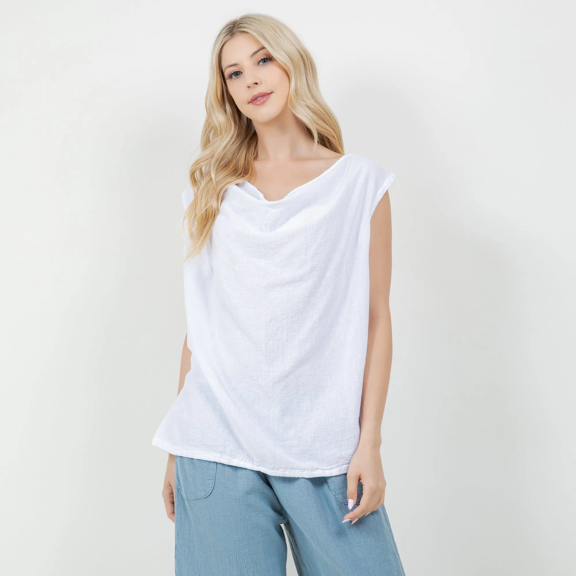 Rosemary Top -100% Cotton Gauze,Women Wear