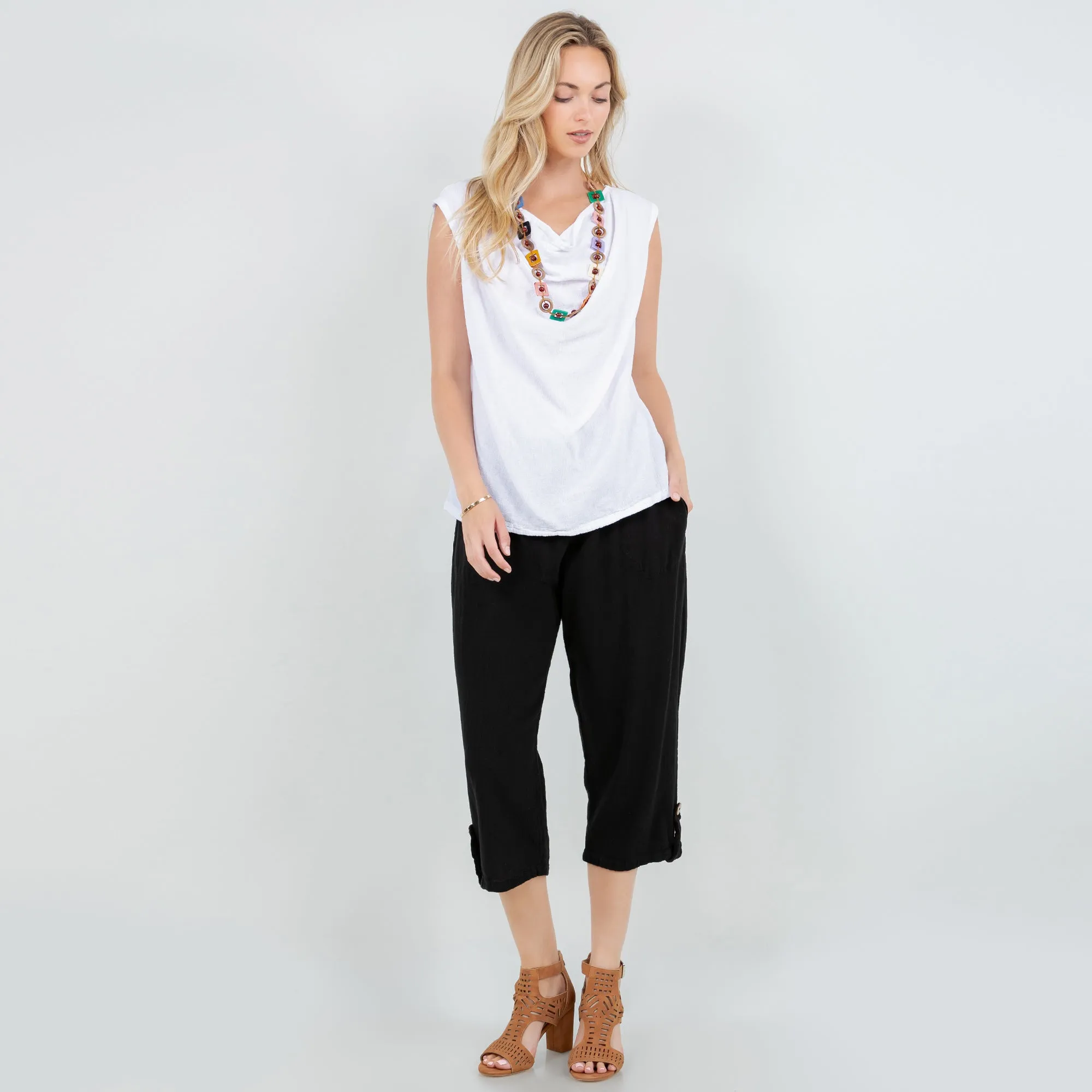 Rosemary Top -100% Cotton Gauze,Women Wear