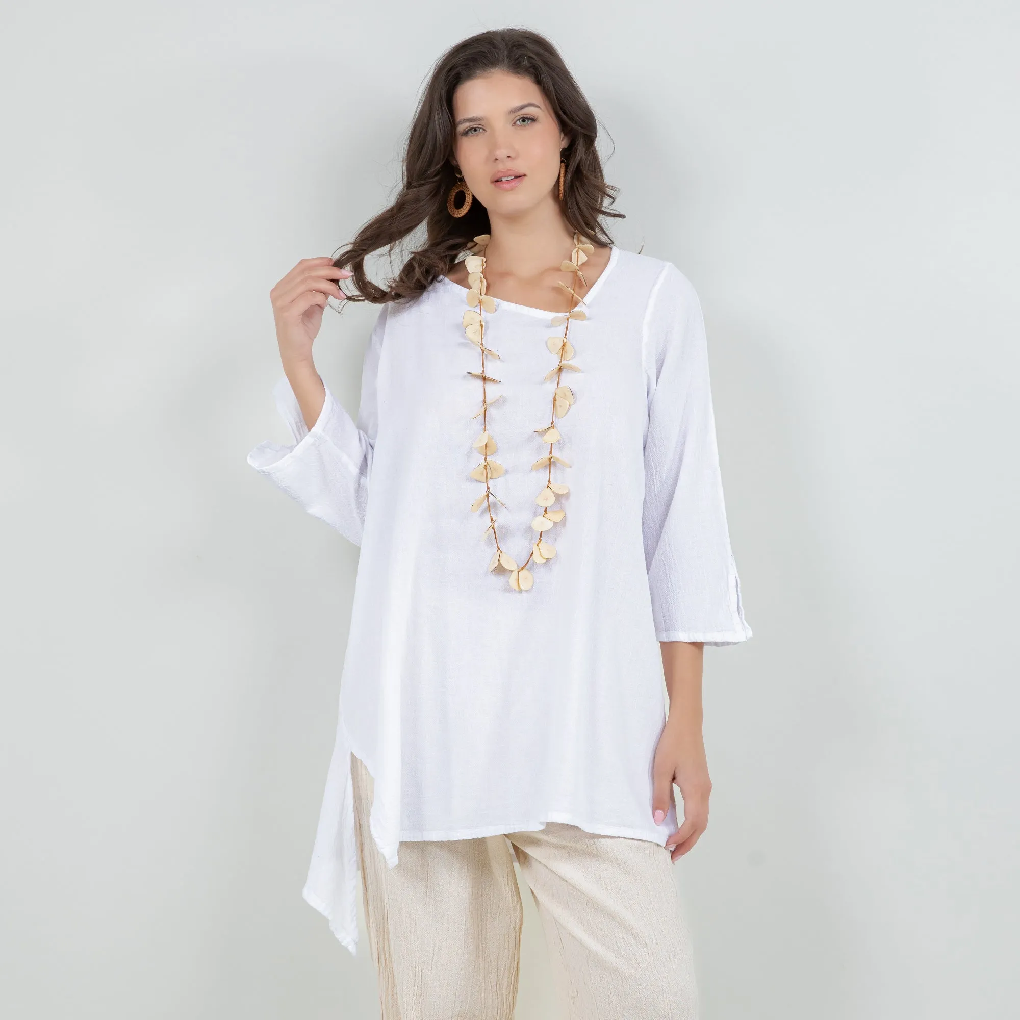 Sally 100% Cotton Gauze Top,Women Wear