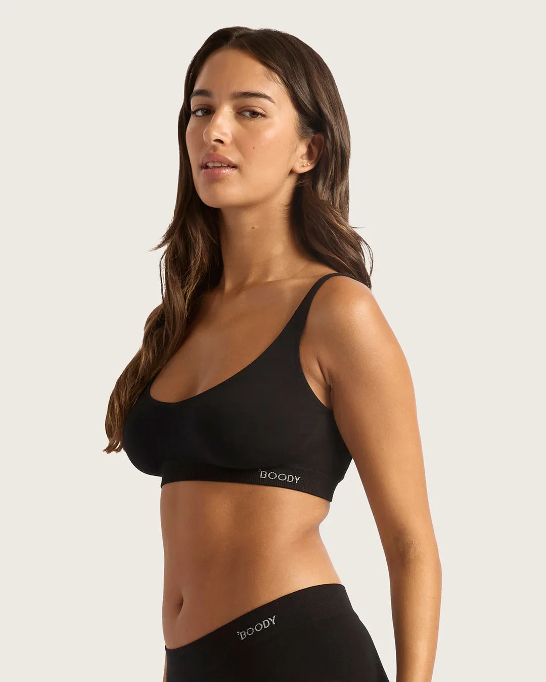 Seamfree Crop Bra - Black,Women Wear