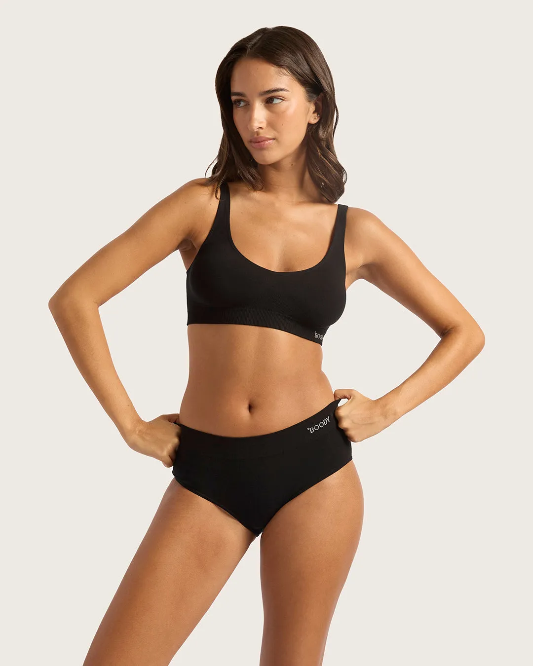 Seamfree Crop Bra - Black,Women Wear