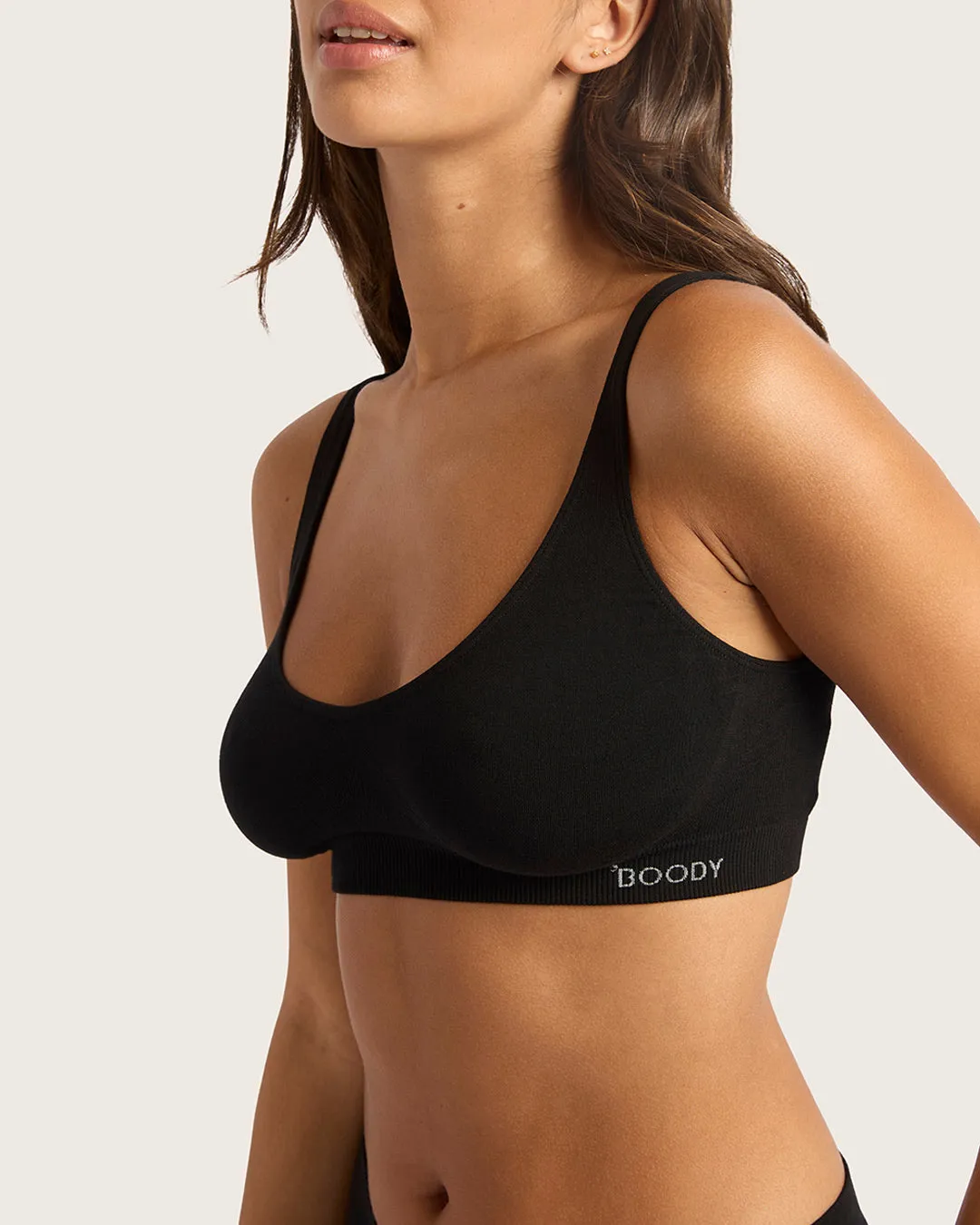 Seamfree Crop Bra - Black,Women Wear