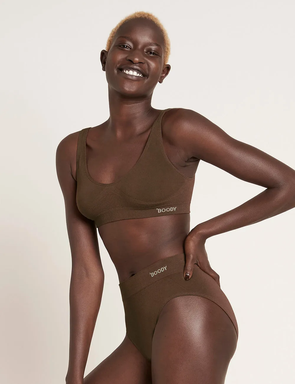 Seamfree Crop Bra - Clove,Women Wear