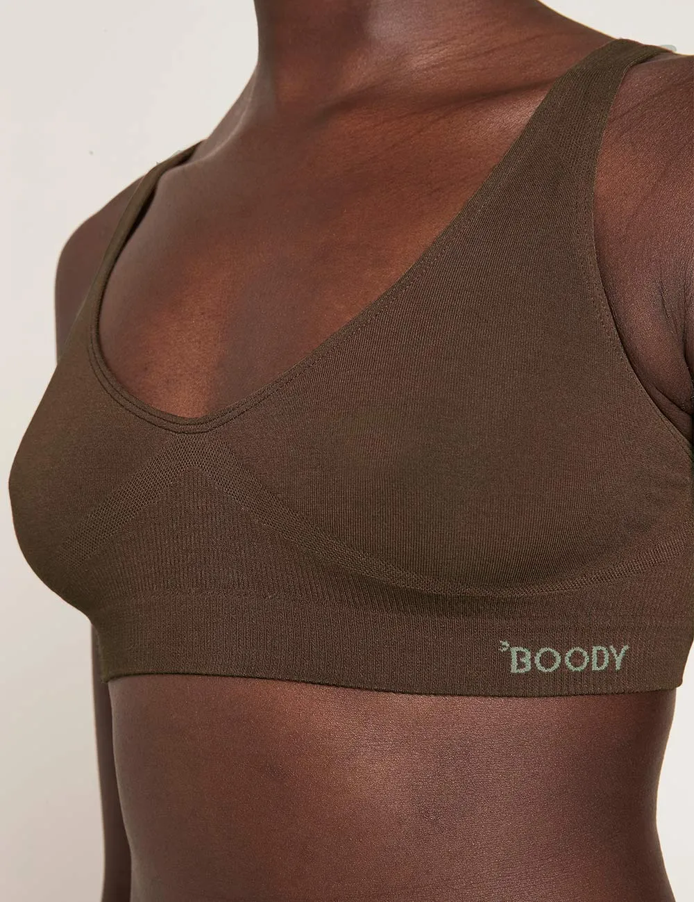 Seamfree Crop Bra - Clove,Women Wear