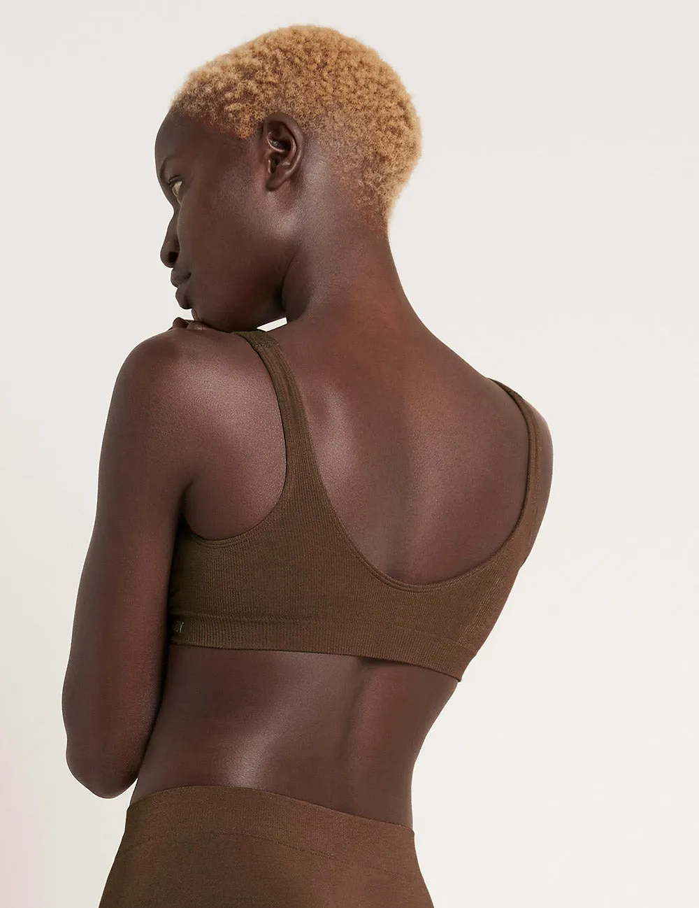 Seamfree Crop Bra - Clove,Women Wear