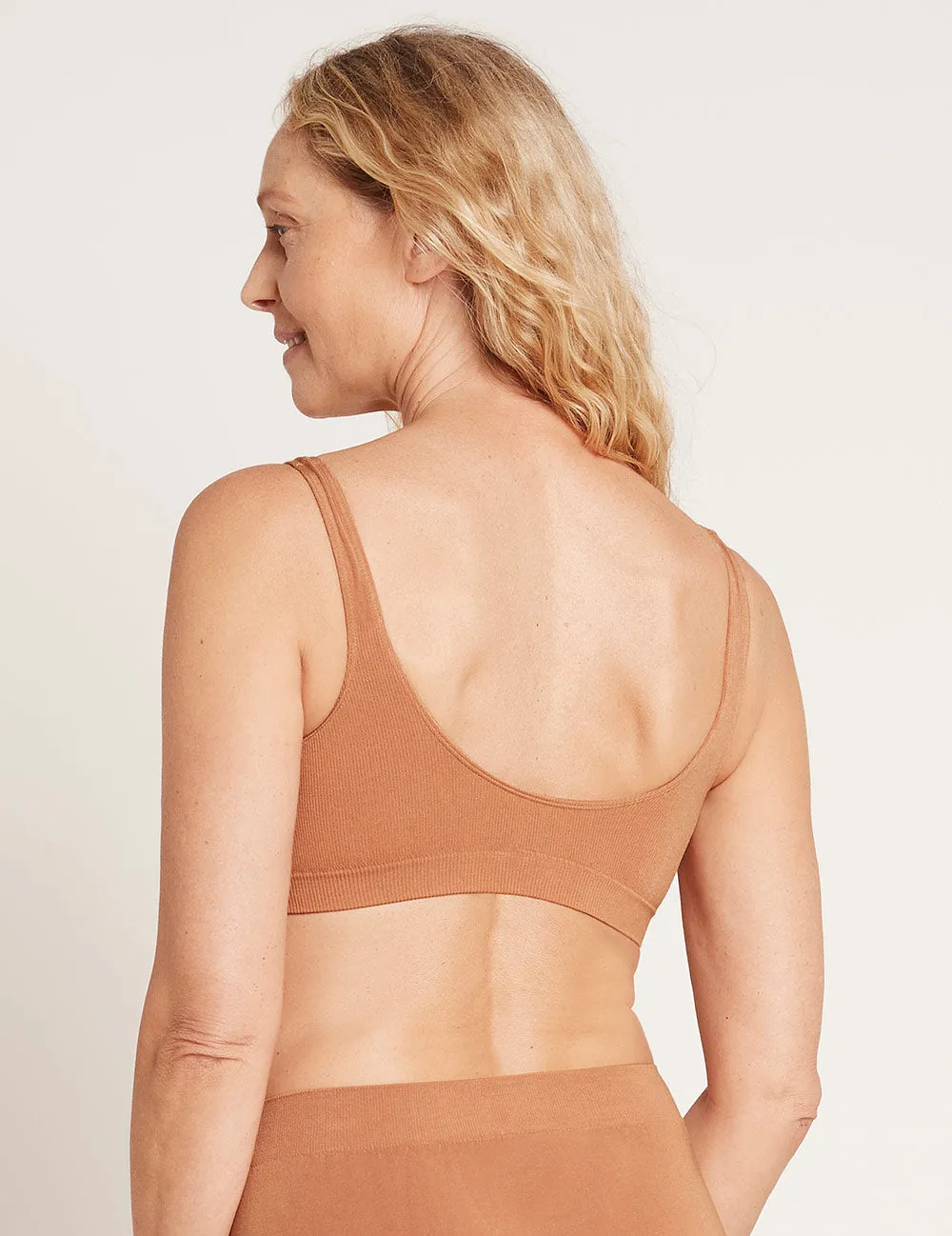 Seamfree Crop Bra - Dune,Women Wear