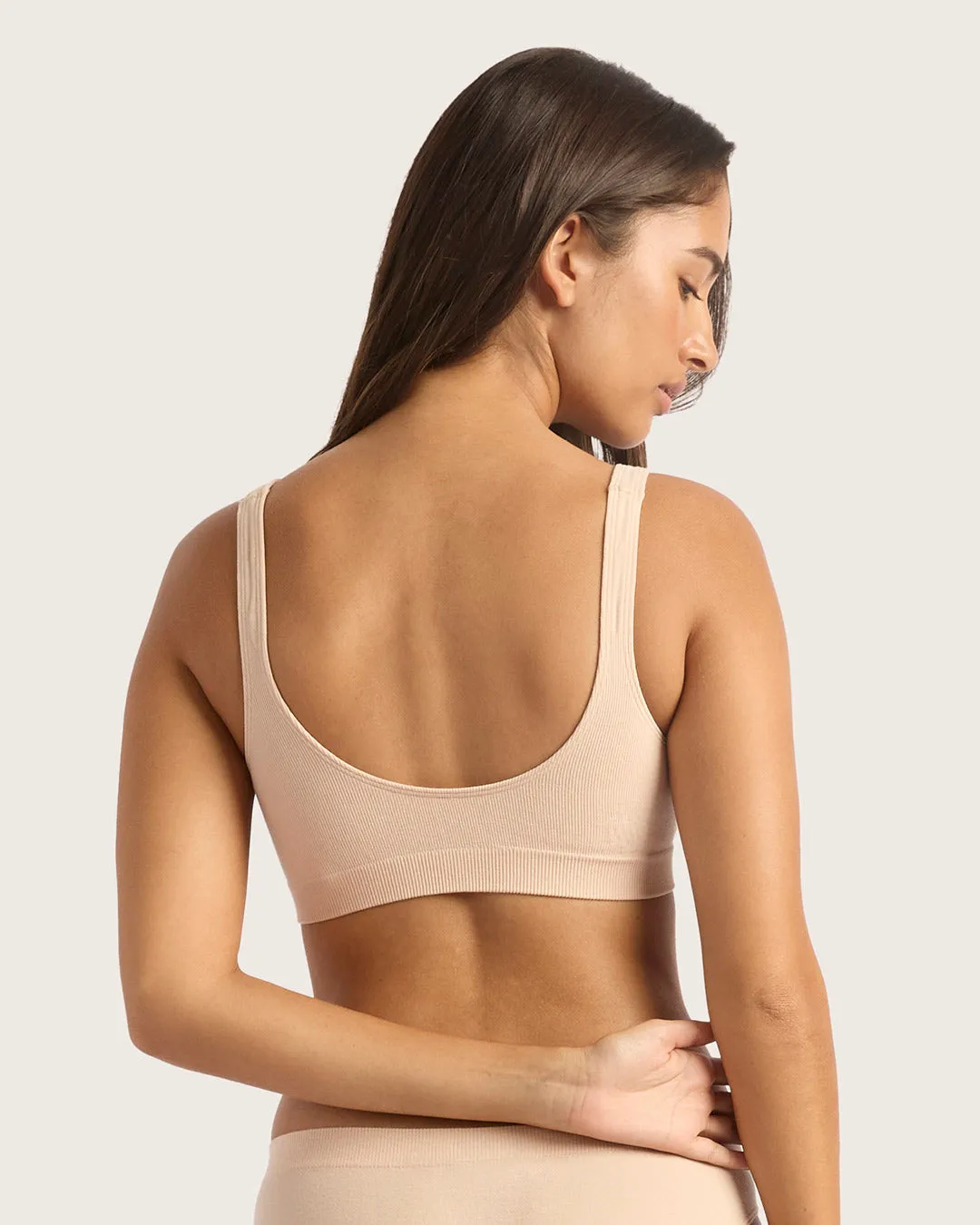 Seamfree Crop Bra - Shell,Women Wear