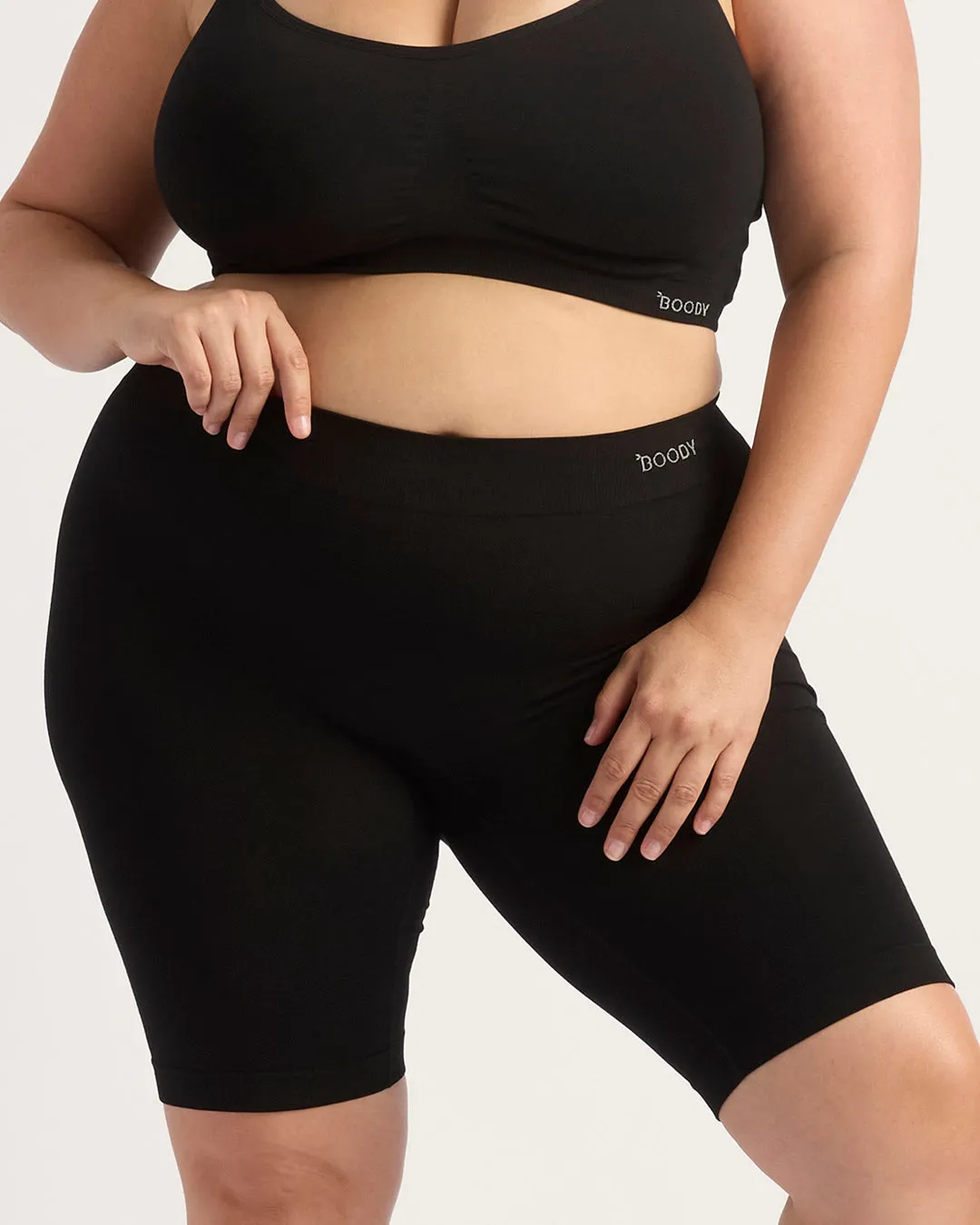 Seamfree Undershort 10" - Black,Women Wear