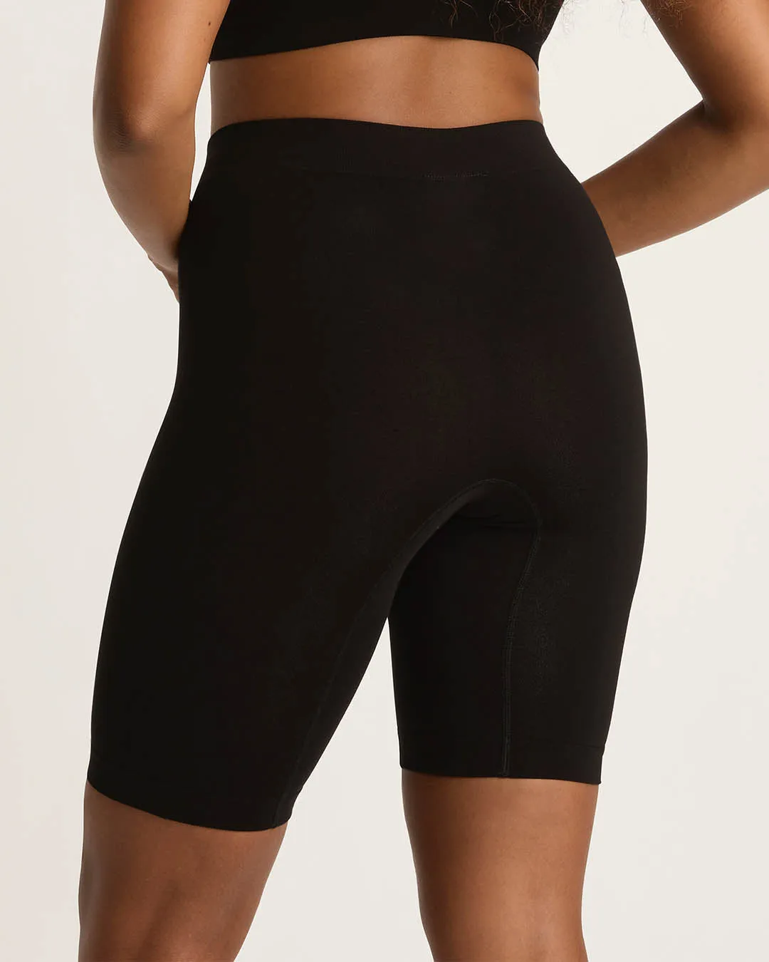Seamfree Undershort 10" - Black,Women Wear
