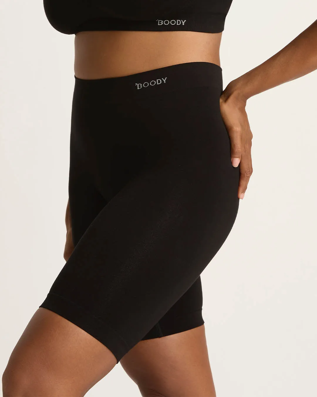 Seamfree Undershort 10" - Black,Women Wear