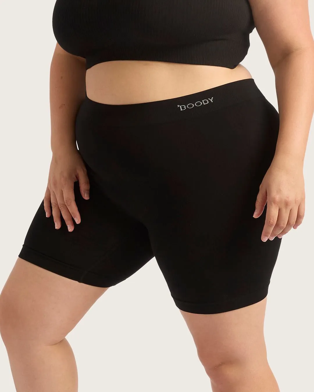 Seamfree Undershorts 6" - Black,Women Wear