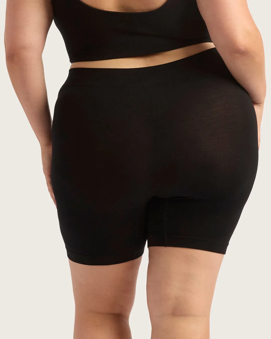 Seamfree Undershorts 6" - Black,Women Wear