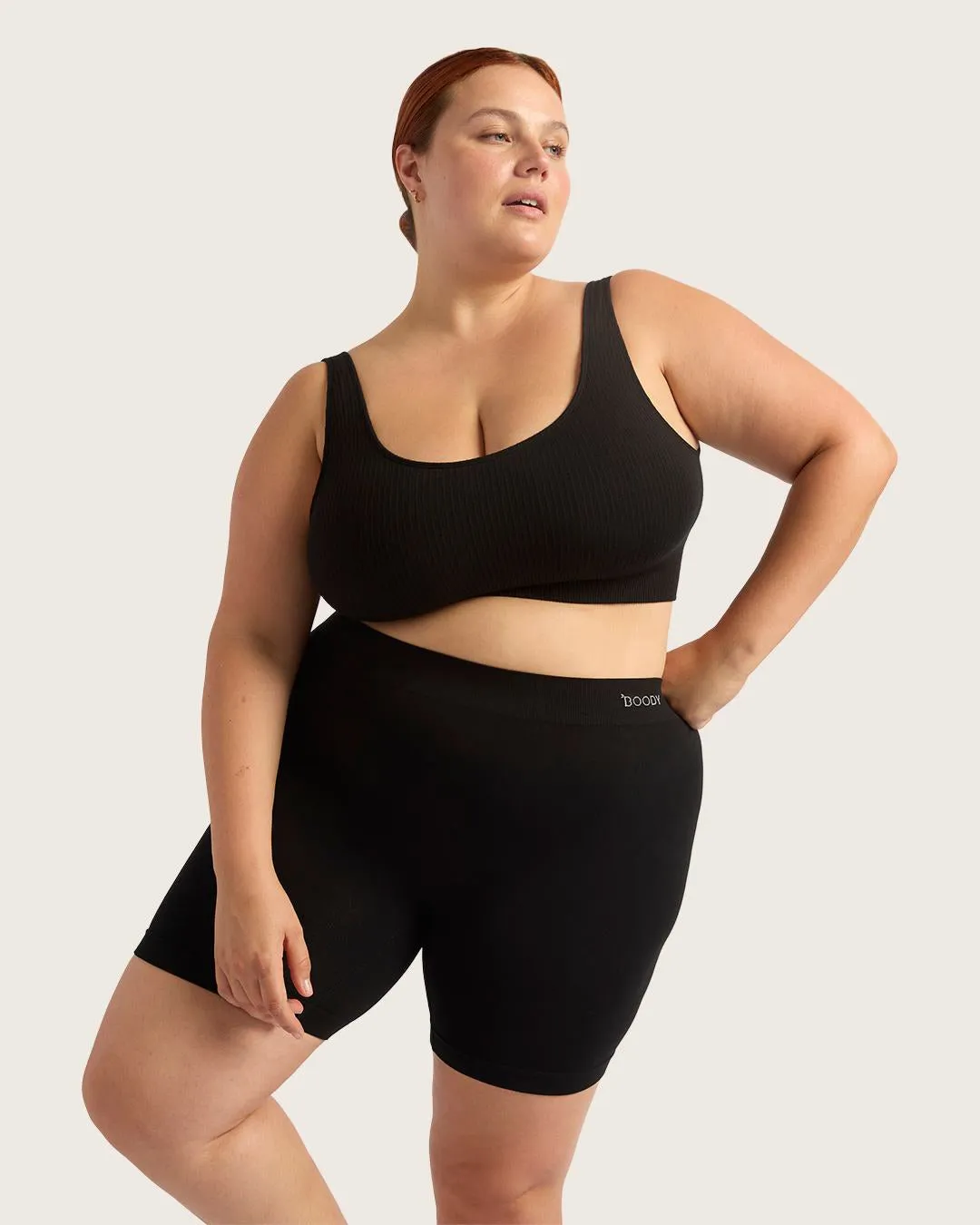 Seamfree Undershorts 6" - Black,Women Wear