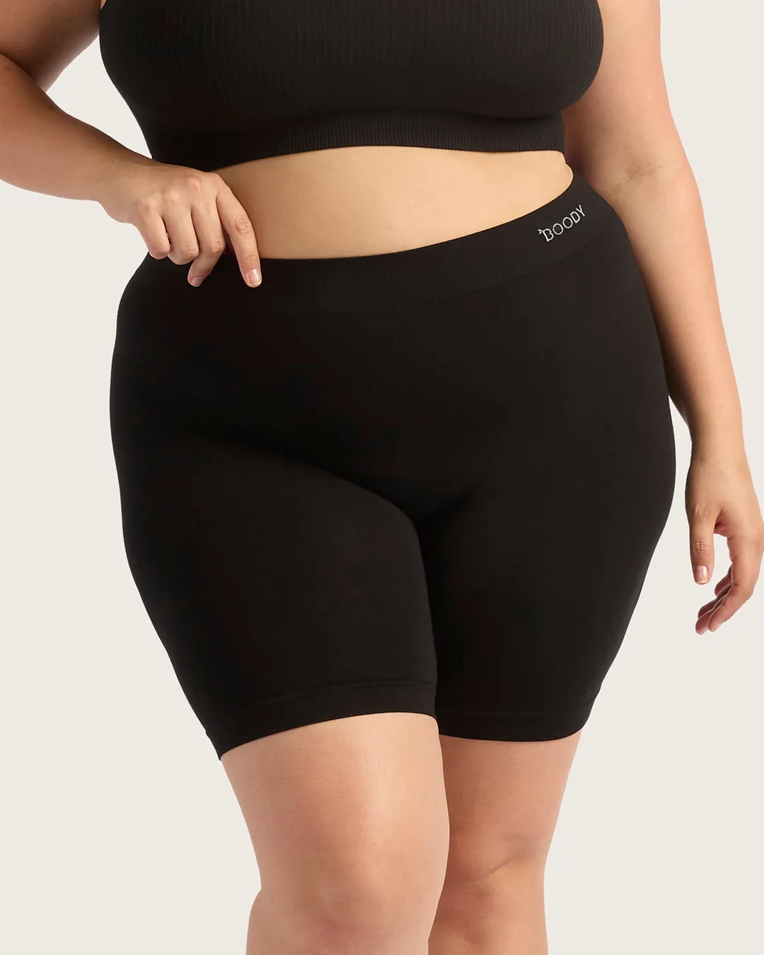 Seamfree Undershorts 6" - Black,Women Wear