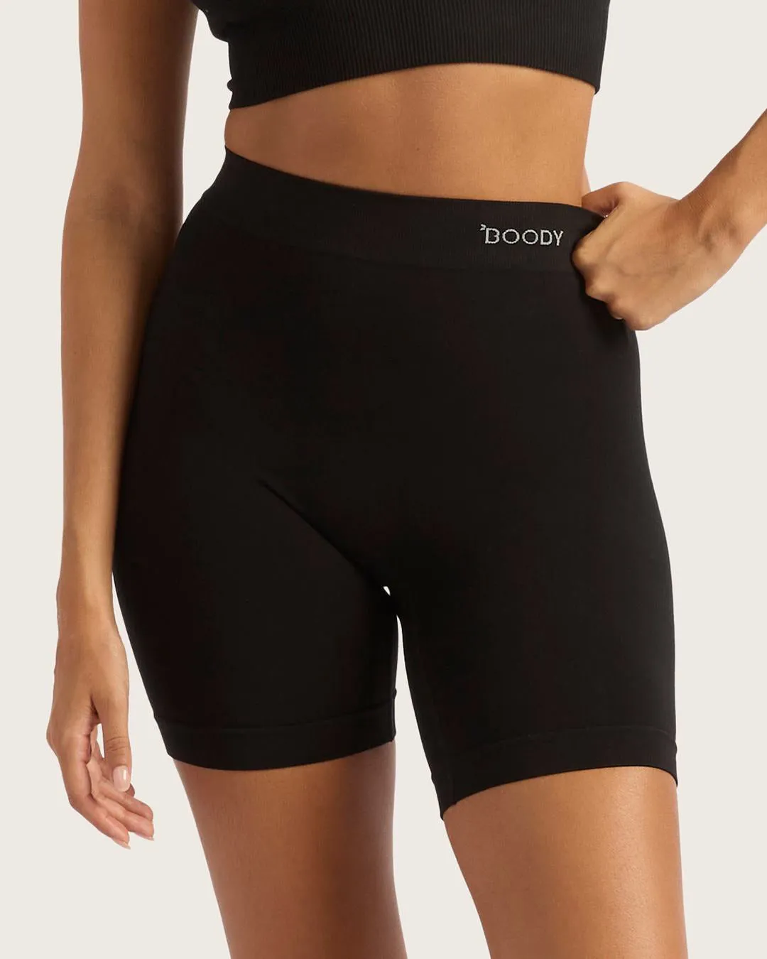 Seamfree Undershorts 6" - Black,Women Wear