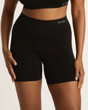 Seamfree Undershorts with Pocket 6" - Black,Women Wear