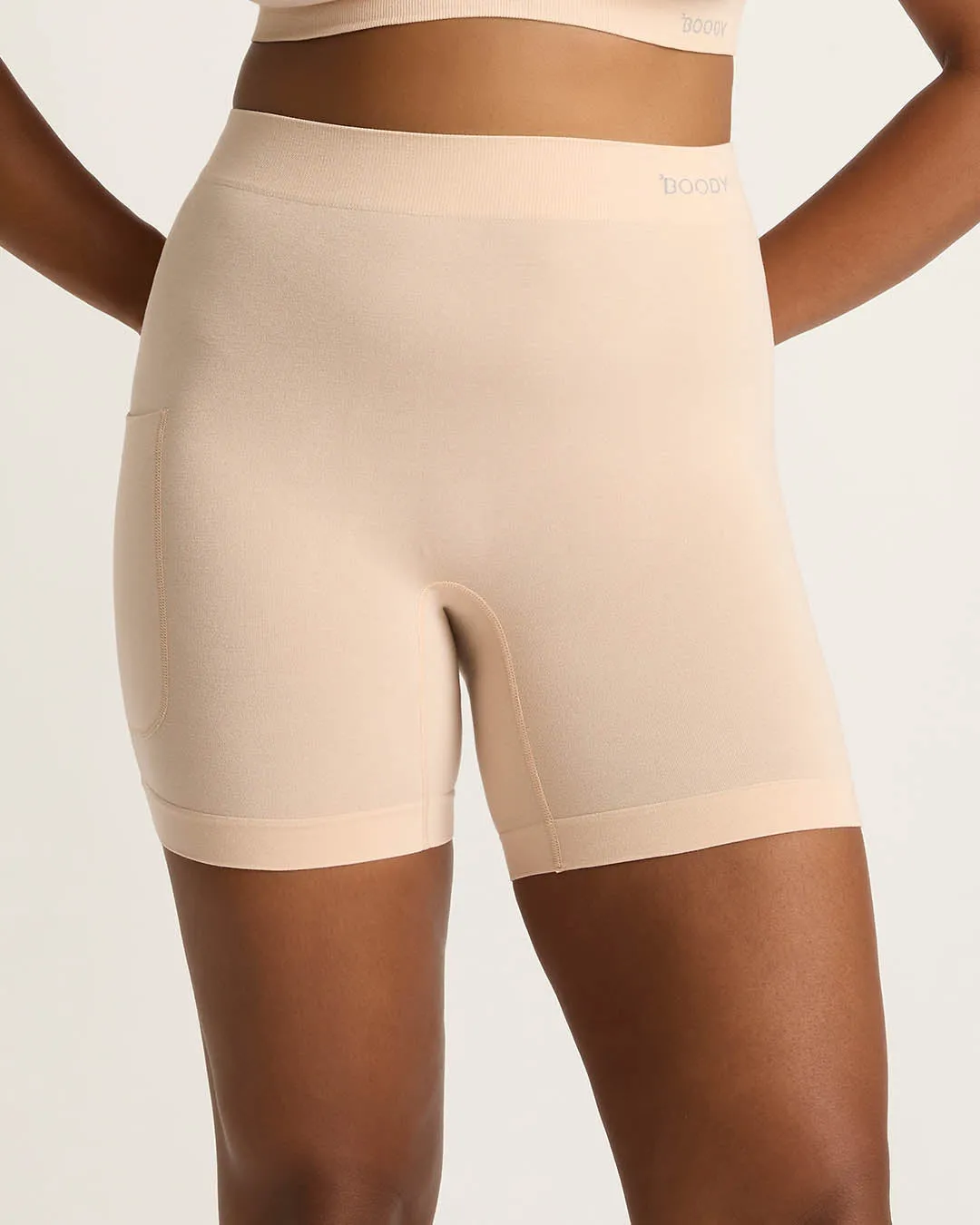 Seamfree Undershorts with Pocket 6" - Shell,Women Wear