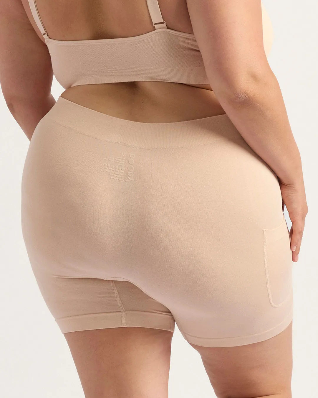 Seamfree Undershorts with Pocket 6" - Shell,Women Wear