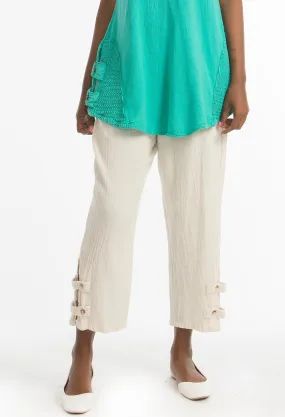 Serena Pant 100% Cotton Gauze Floods with POCKETS!,Women Wear