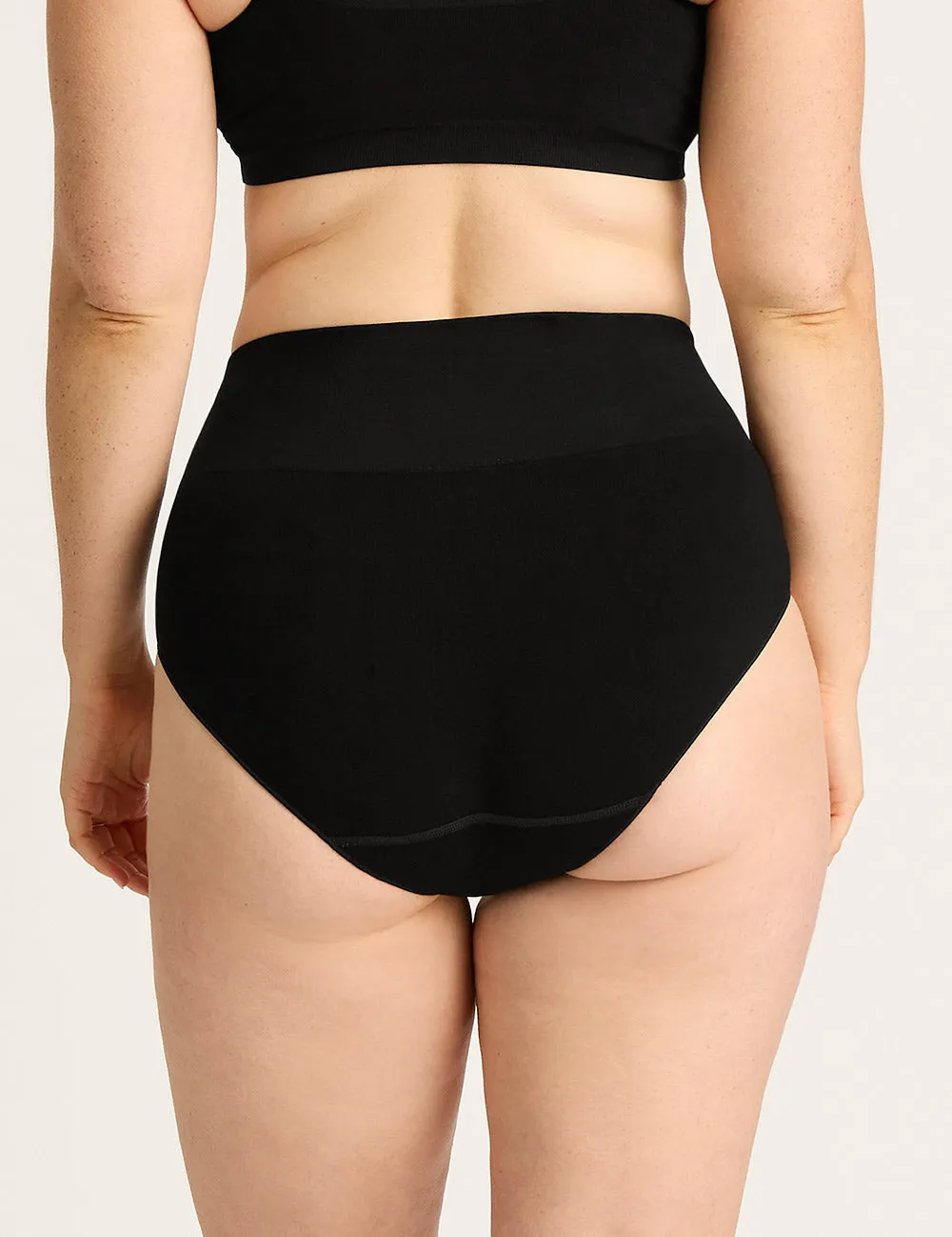Shaper High Cut Full Briefs - Black,Women Wear