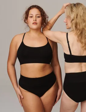 Shaper High Cut Full Briefs - Black,Women Wear