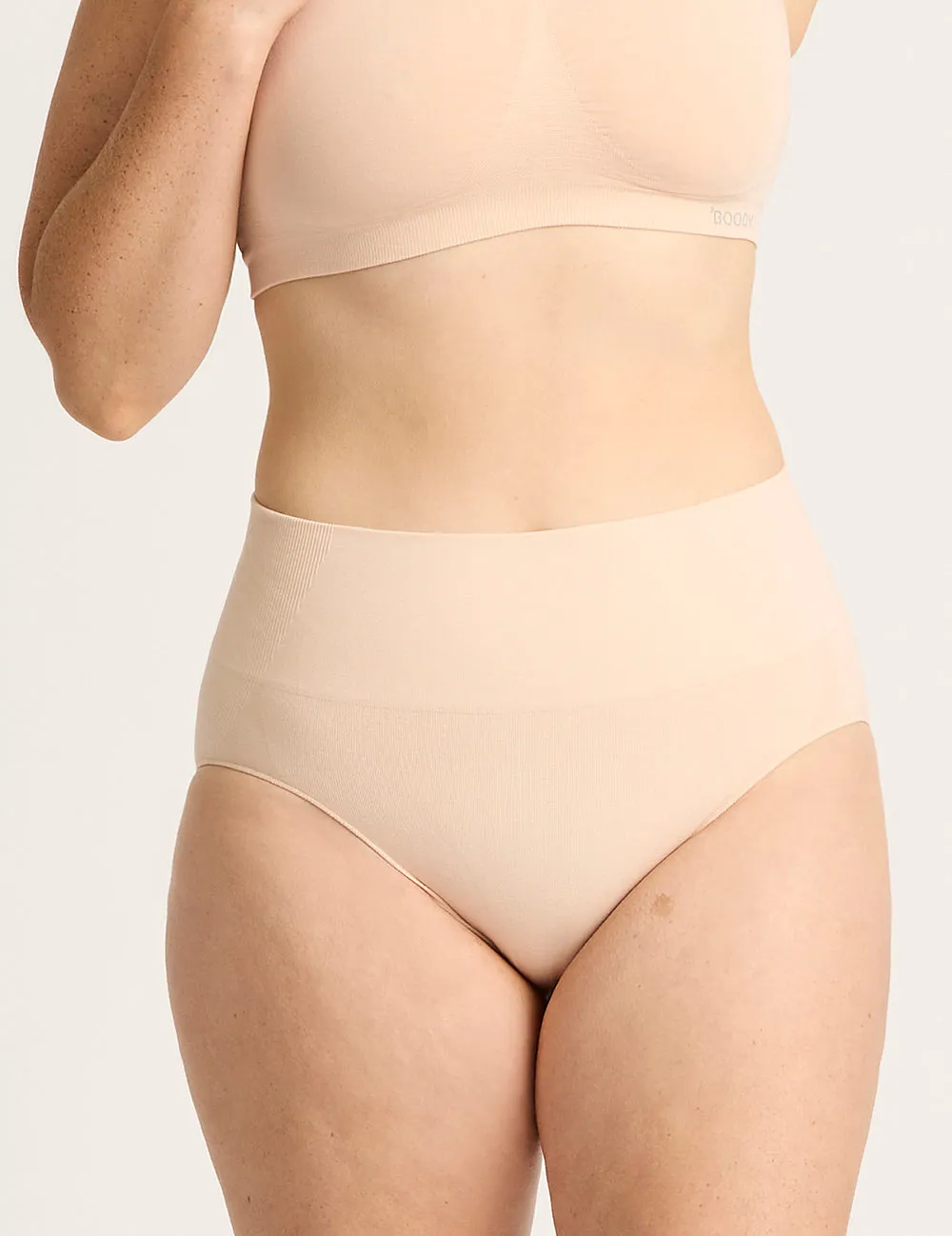 Shaper High Cut Full Briefs - Shell,Women Wear