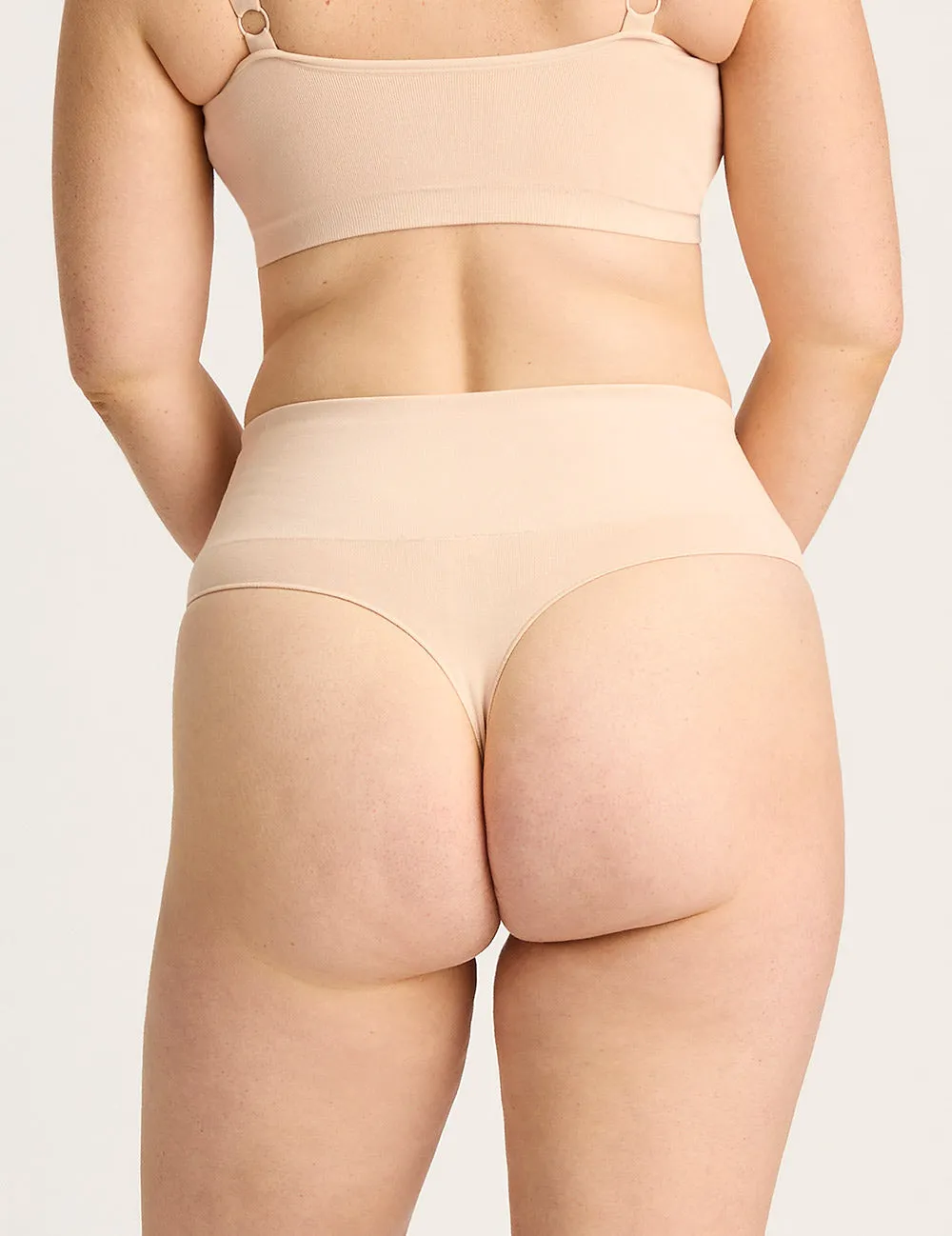 Shaper High Waist G-String - Shell,Women Wear