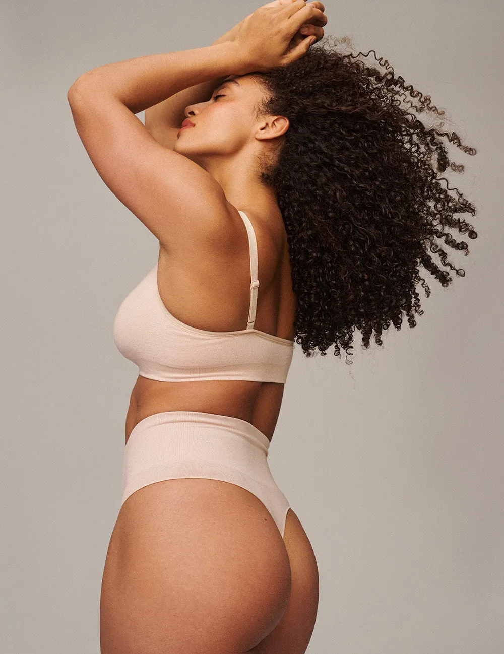 Shaper High Waist G-String - Shell,Women Wear