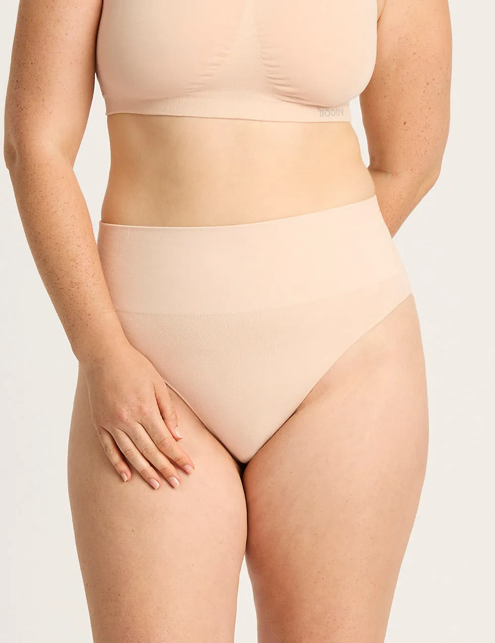 Shaper High Waist G-String - Shell,Women Wear
