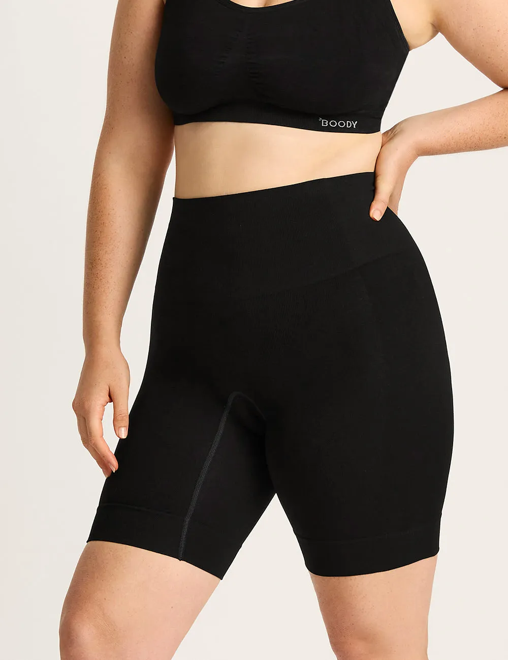 Shaper Long Undershorts - Black,Women Wear