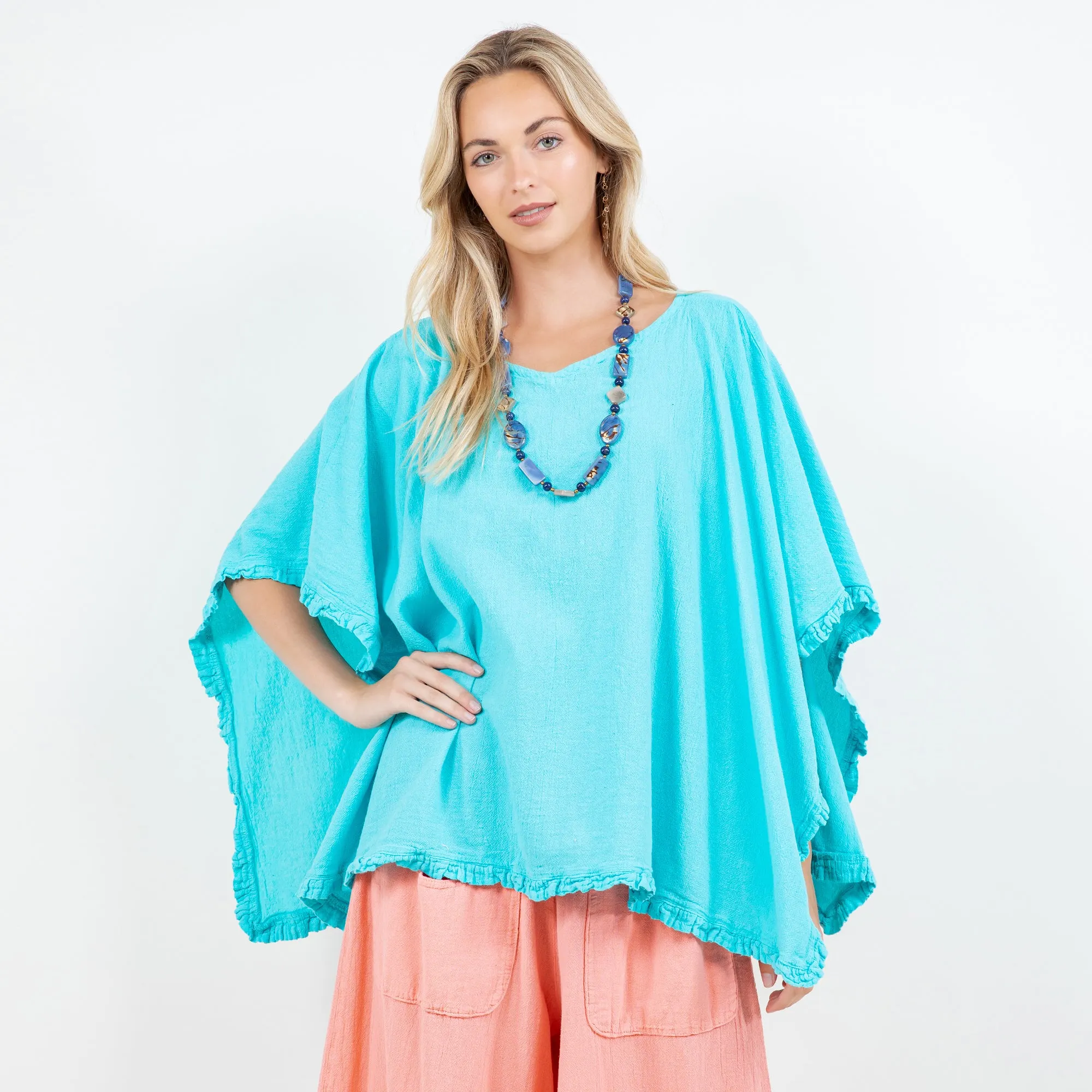 Sharon Top - 100% Cotton Gauze,Women Wear