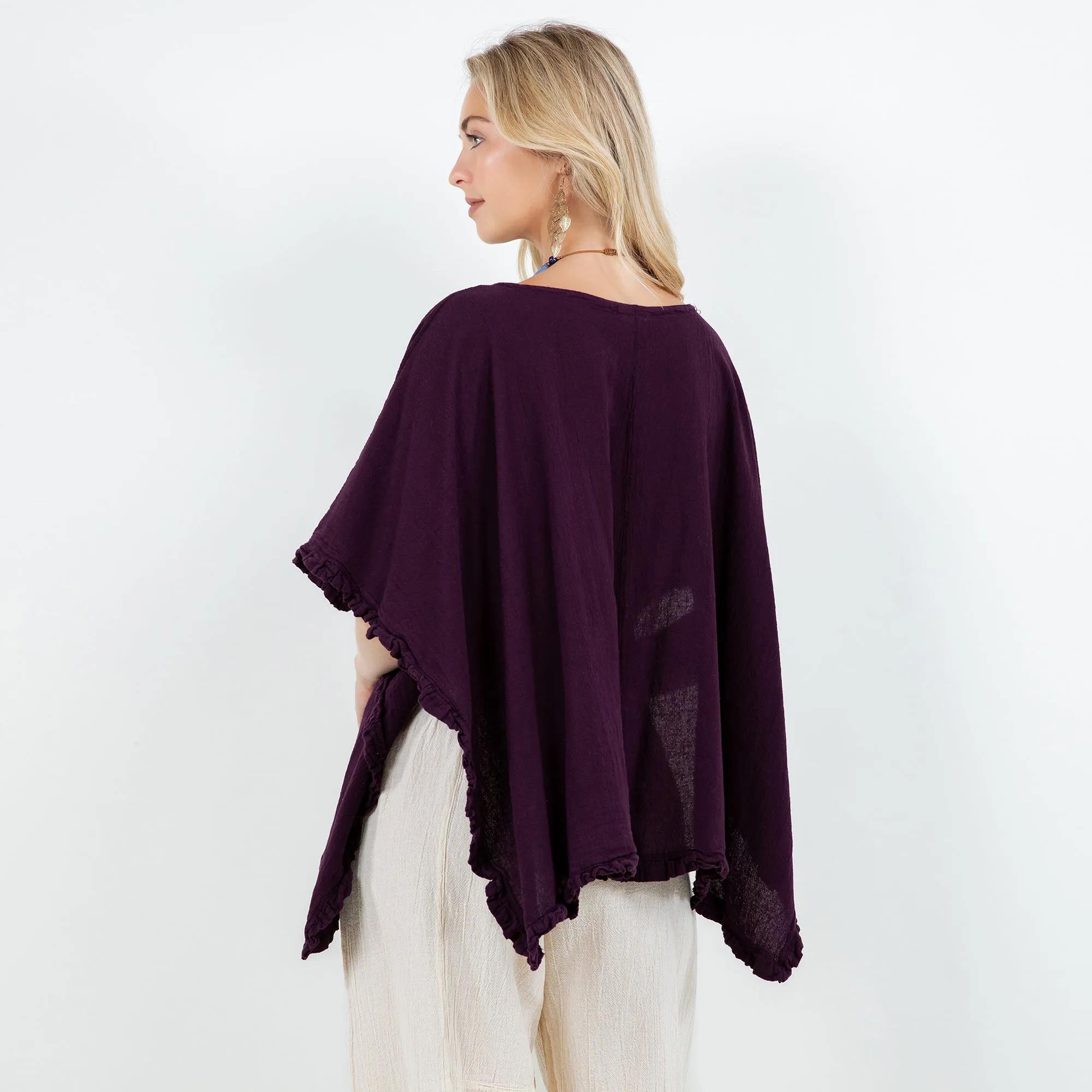 Sharon Top - 100% Cotton Gauze,Women Wear
