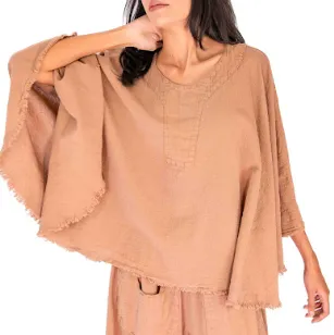 Sharon Top - 100% Cotton Gauze,Women Wear
