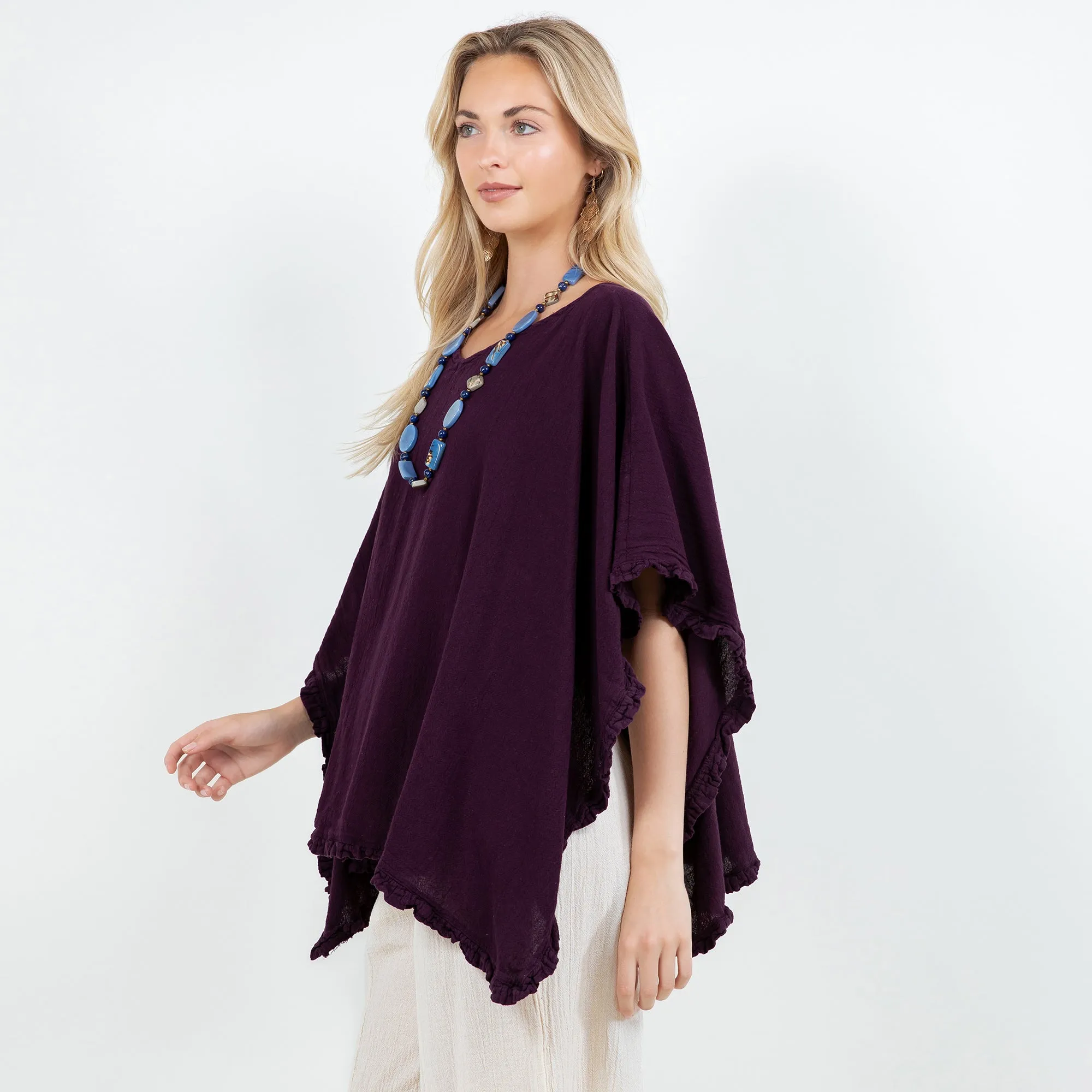Sharon Top - 100% Cotton Gauze,Women Wear