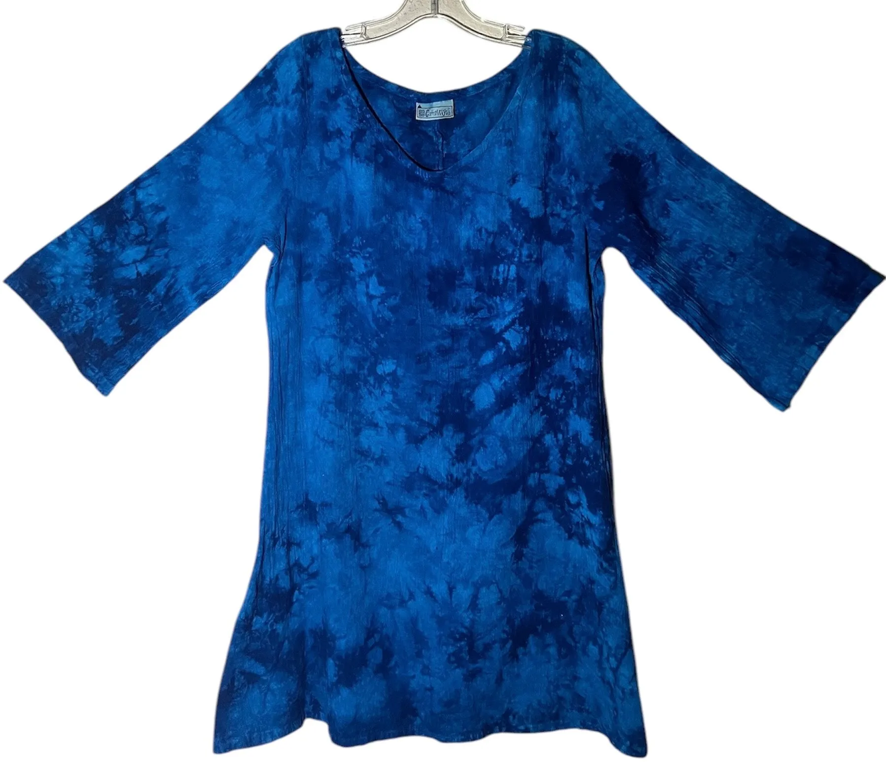Sheila Flared Sleeve Tunic Long Top/Dress,Women Wear