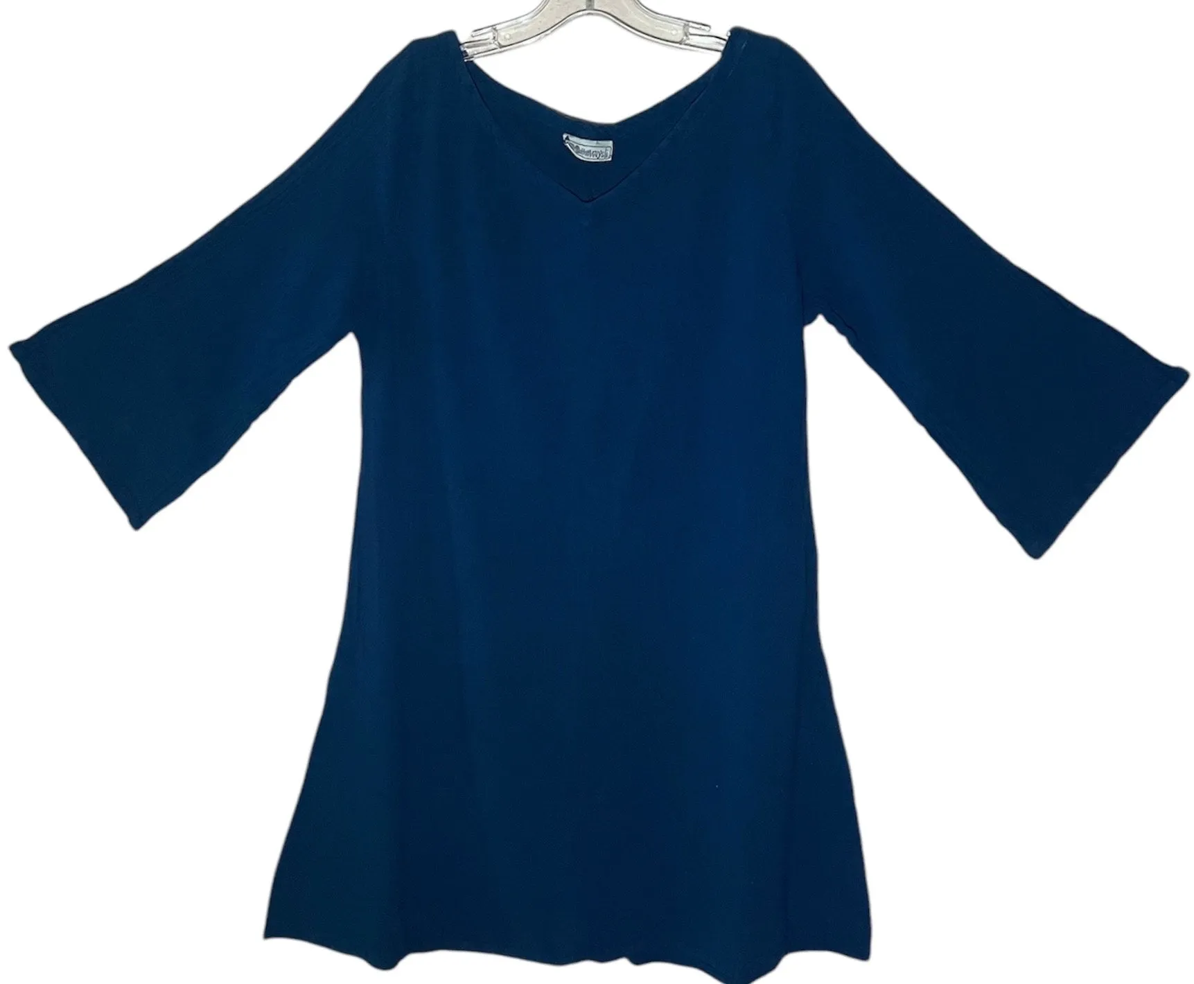 Sheila Flared Sleeve Tunic Long Top/Dress,Women Wear