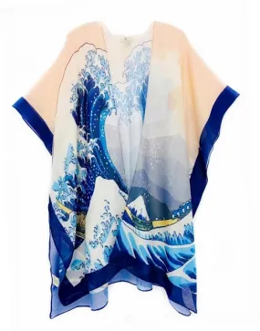 SUNNY KIMONO-62663 WAVE : OSFM,Women Wear