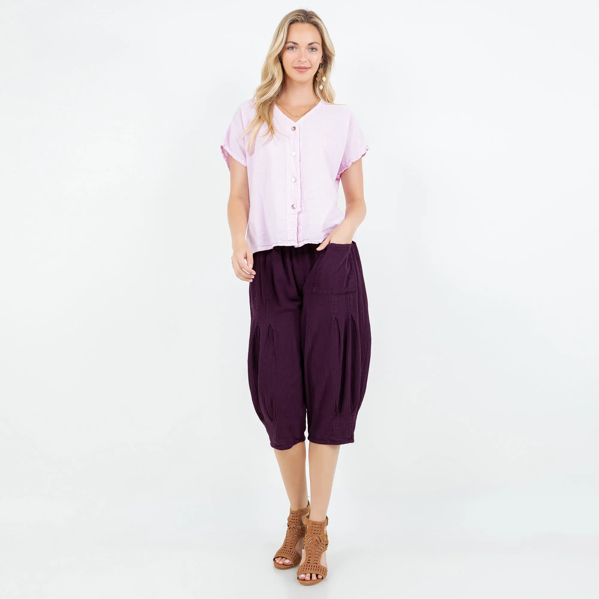 Suzie Capri Pants With Pocket!,Women Wear