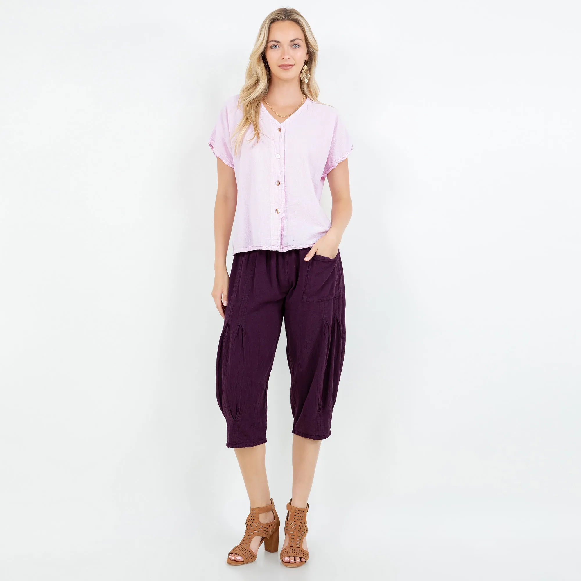 Suzie Capri Pants With Pocket!,Women Wear