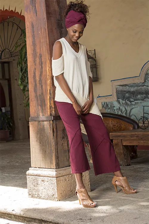 Tanner Sophisticated, Darted, Wide-Legged Pants!,Women Wear