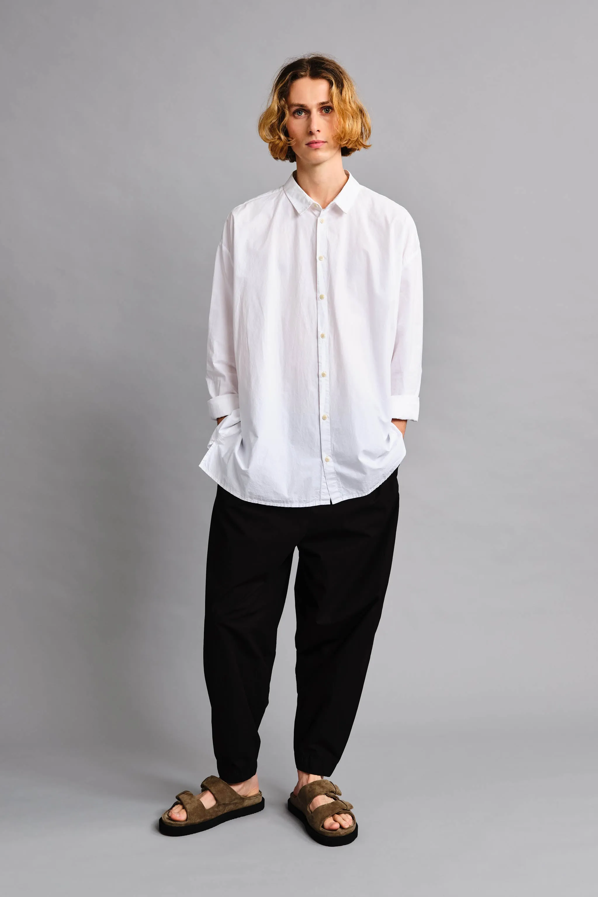 THE ACROBAT TROUSER / POPLIN FLINT,Men Wear