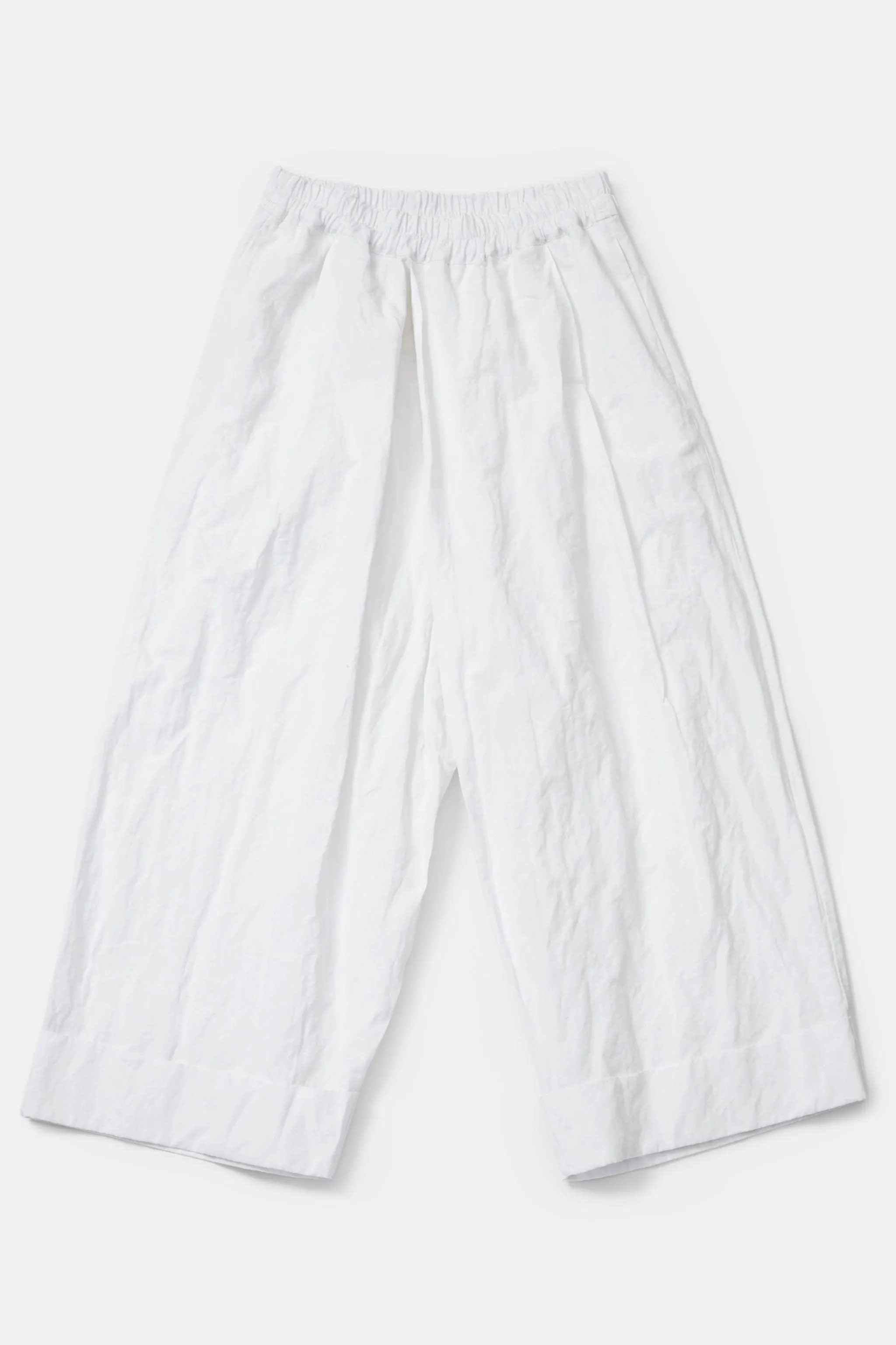 THE BAKER TROUSER / CRUMPLED COTTON CHALK,Men Wear