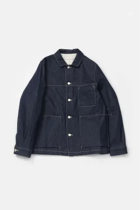 THE CARPENTER JACKET / ORGANIC DENIM INDIGO,Men Wear