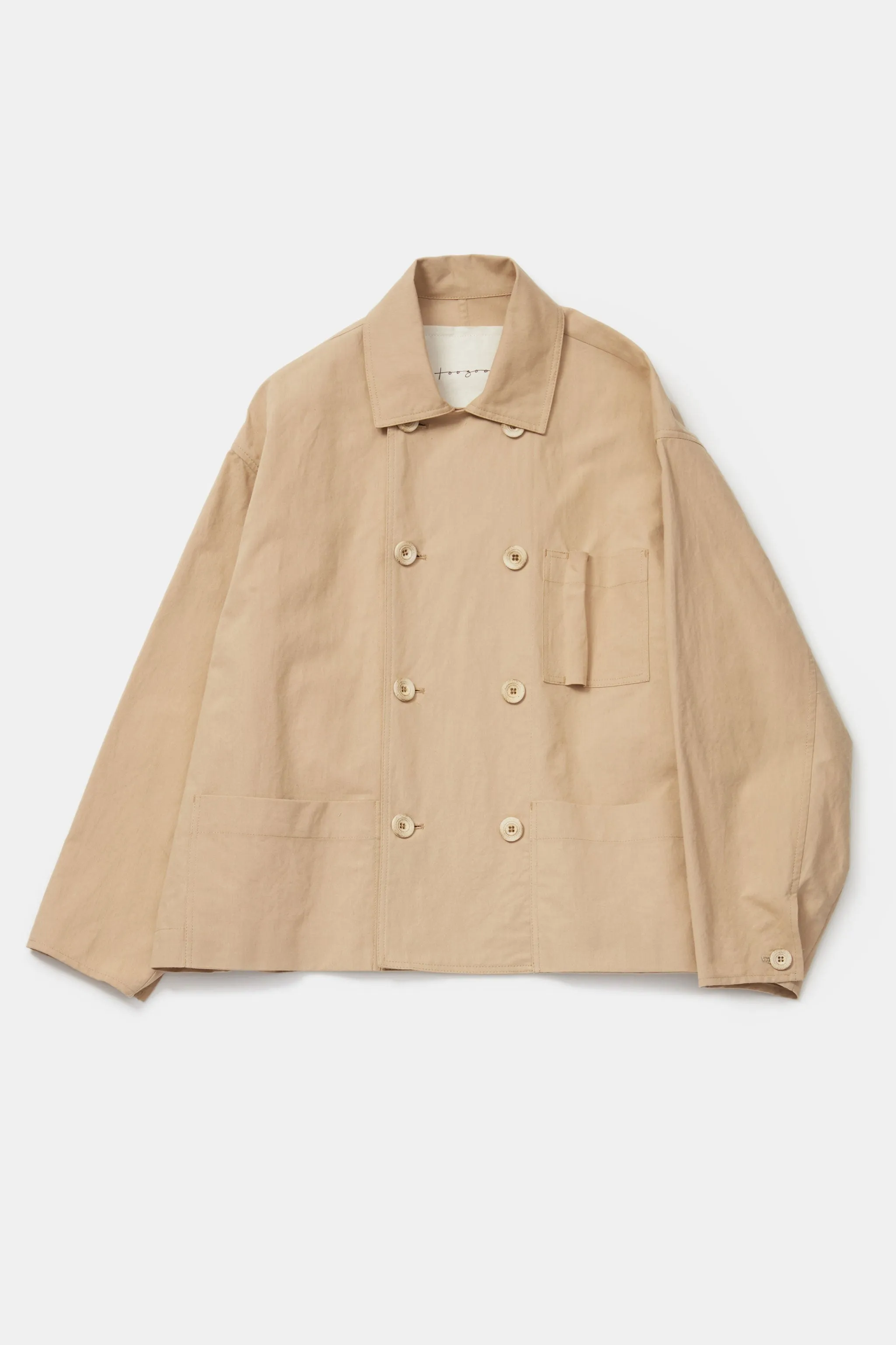 THE COOK JACKET / PAPER SUITING MILKY TEA,Men Wear