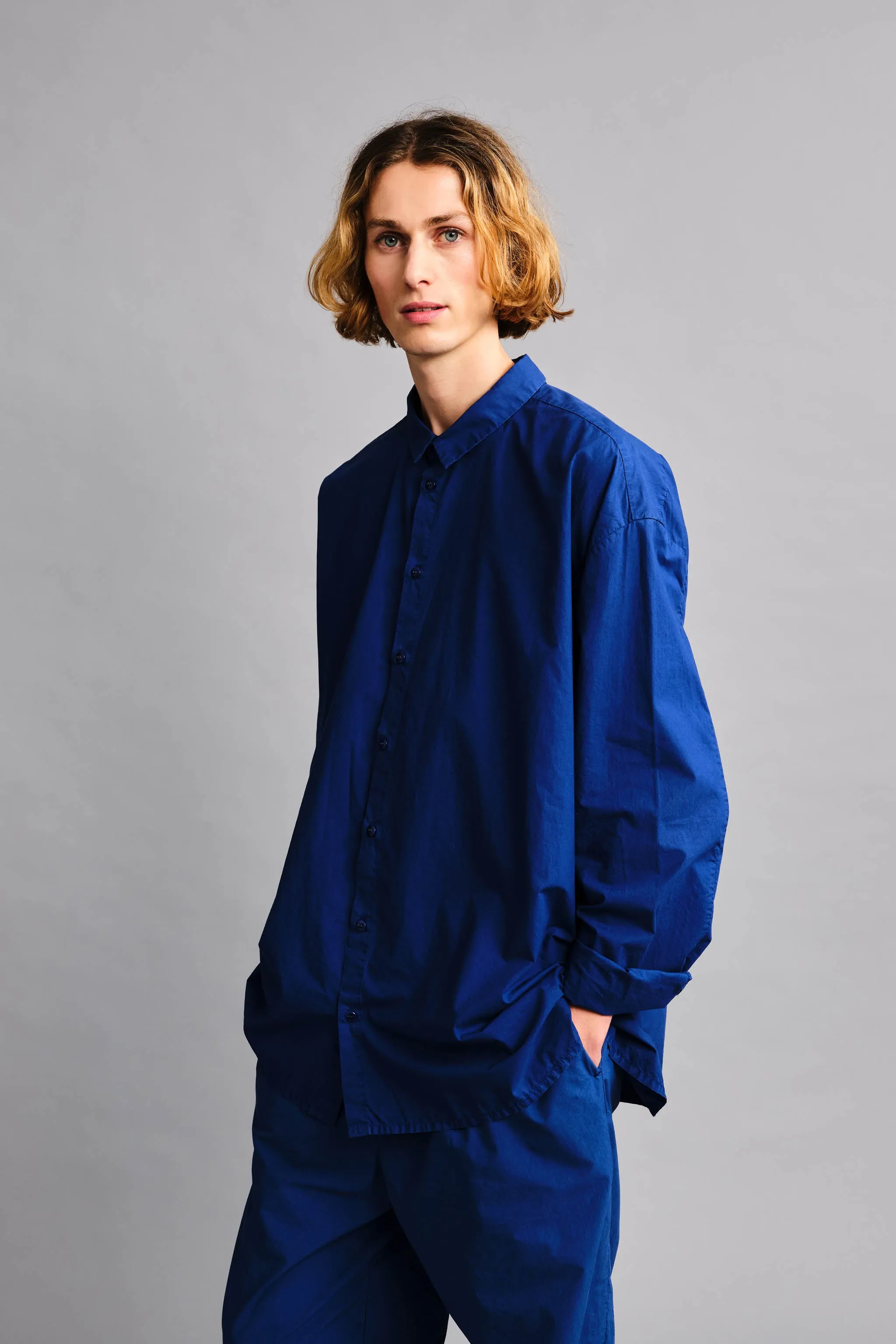 THE DRAUGHTSMAN SHIRT / POPLIN APRON,Men Wear