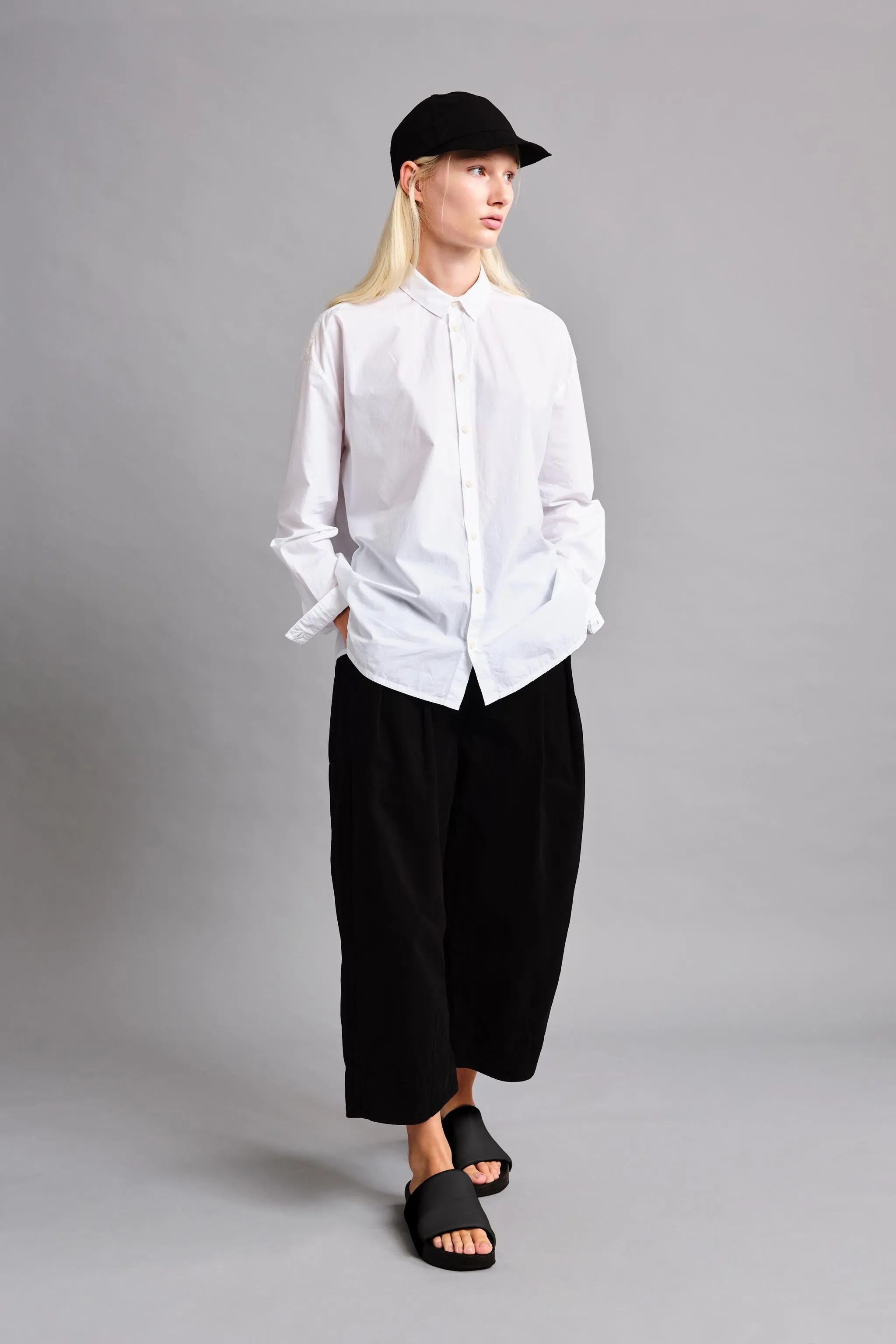 THE DRAUGHTSMAN SHIRT / POPLIN CHALK,Men Wear