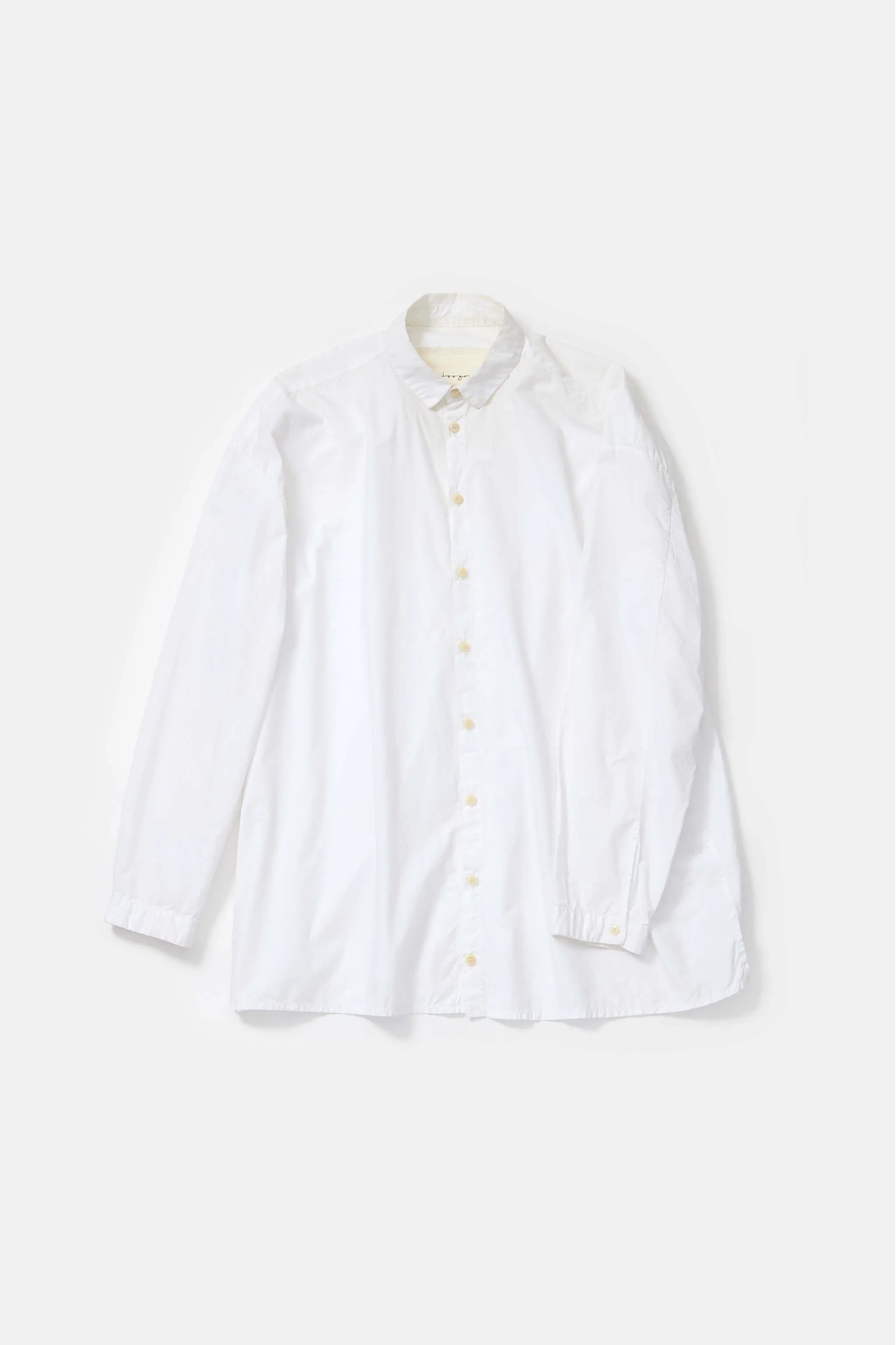 THE DRAUGHTSMAN SHIRT / POPLIN CHALK,Men Wear