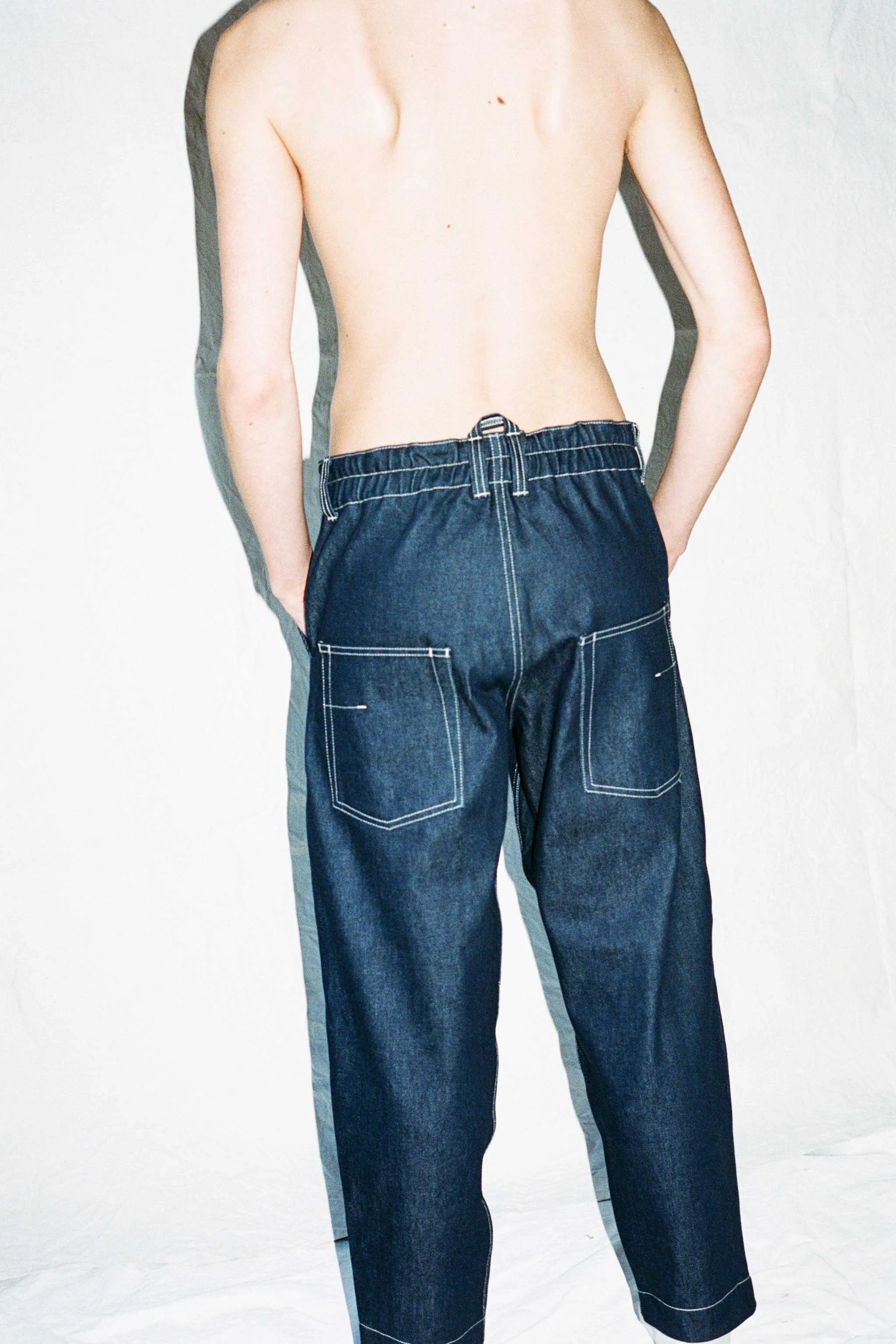 THE ENGINEER JEAN / ORGANIC DENIM INDIGO,Men Wear