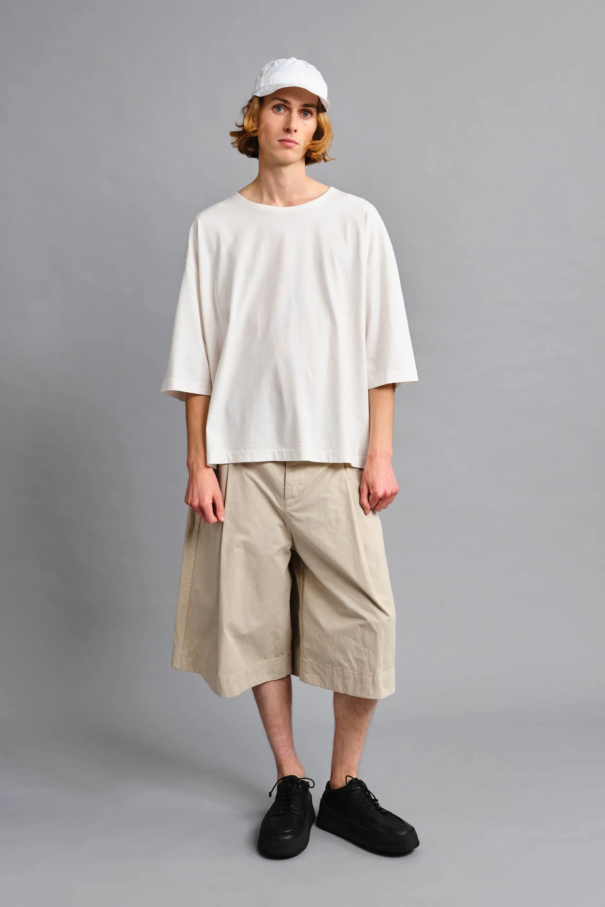 THE EXPLORER SHORT / WORK TWILL PORRIDGE,Men Wear