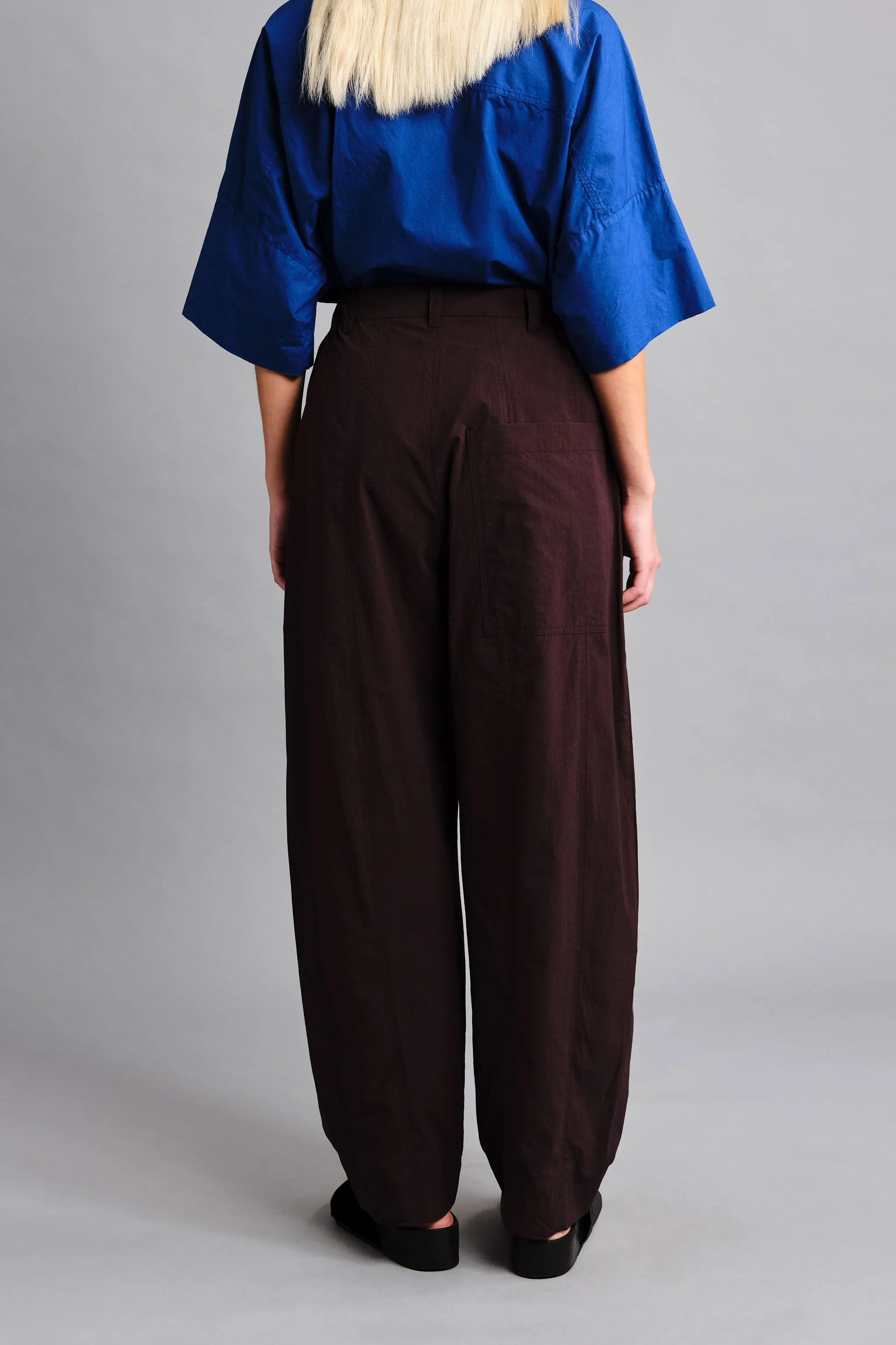 THE HIKER TROUSER FINE / RIPSTOP COTTON COFFEE,Men Wear